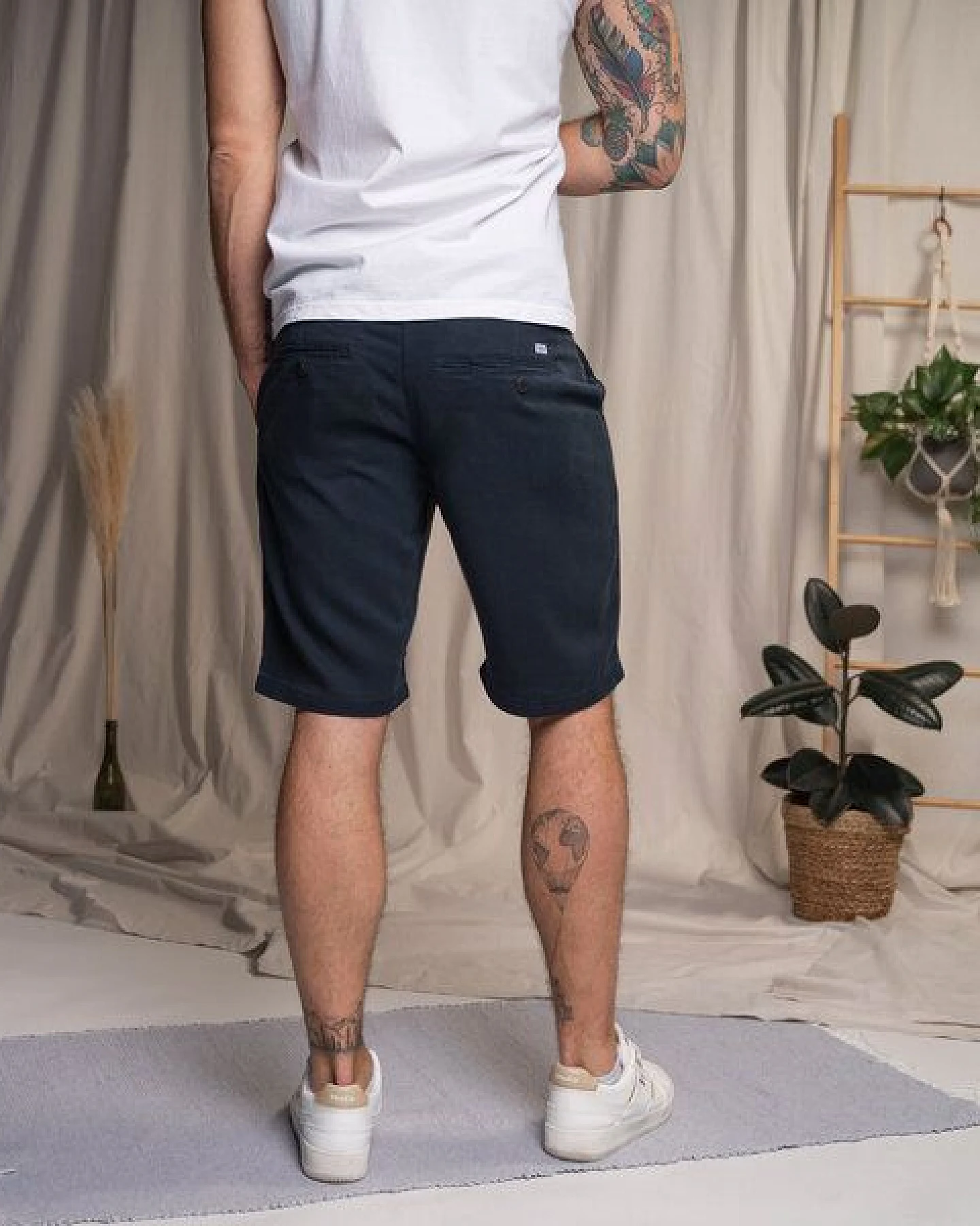 Vresh Clothing Vebo - Chino-Shorts aus TENCEL (TM) Lyocell – Ansicht 2