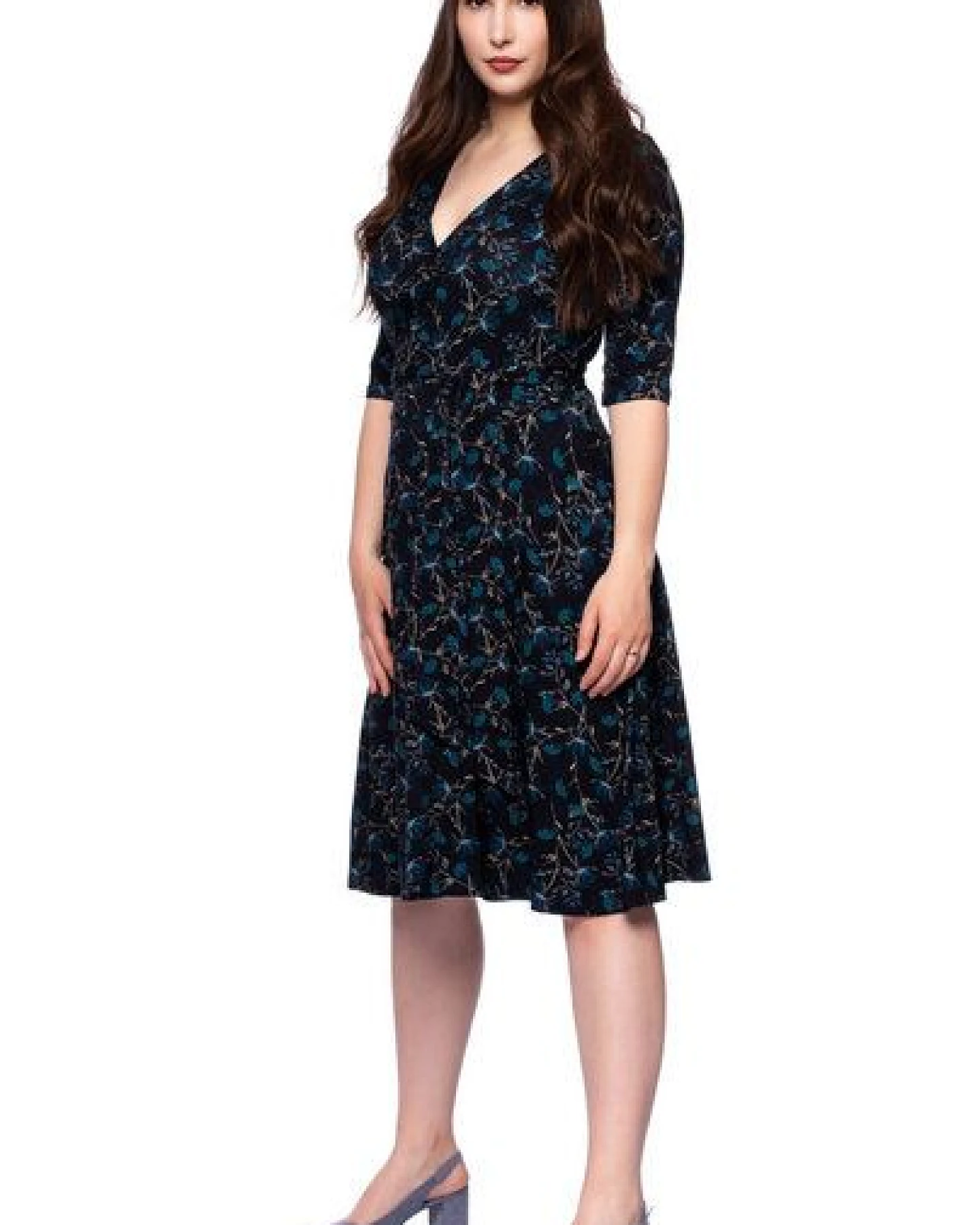 Milchshake AVA wendbares Wickelkleid aus Bambus-Viskose Jersey – Ansicht 3