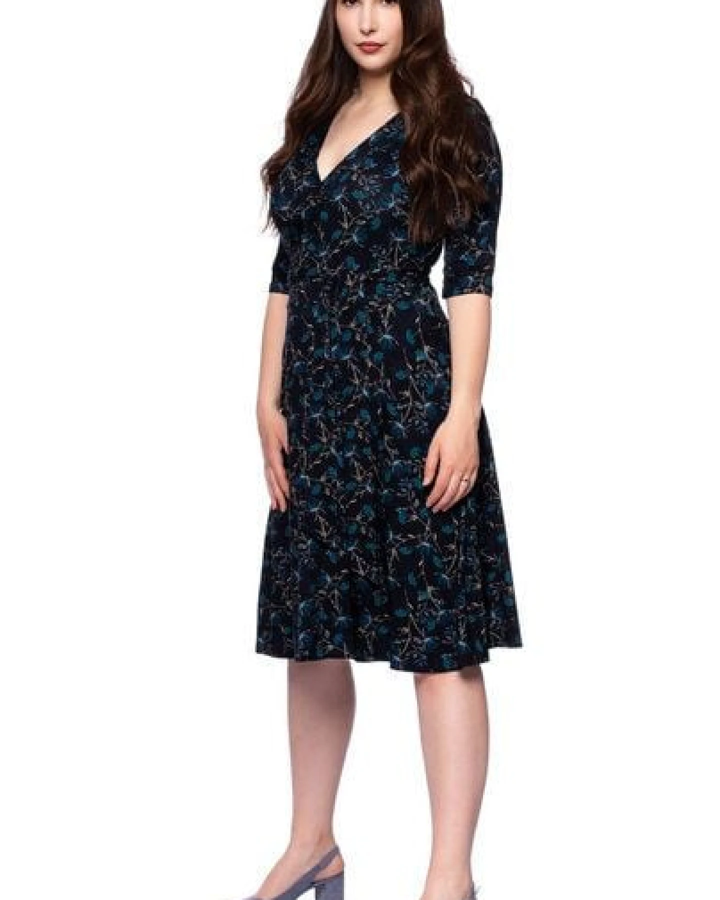 Milchshake AVA wendbares Wickelkleid aus Bambus-Viskose Jersey – Ansicht 3