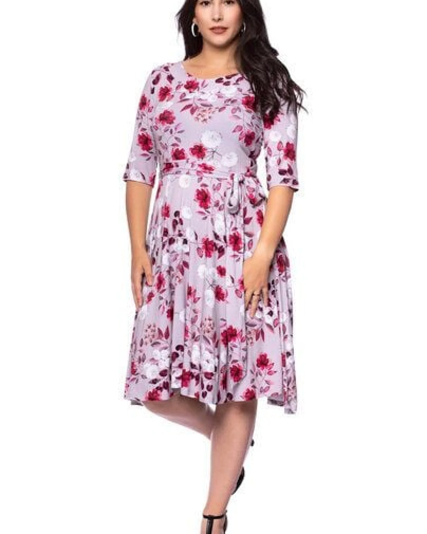 Milchshake AVA wendbares Wickelkleid aus Bambus-Viskose Jersey – Ansicht 3