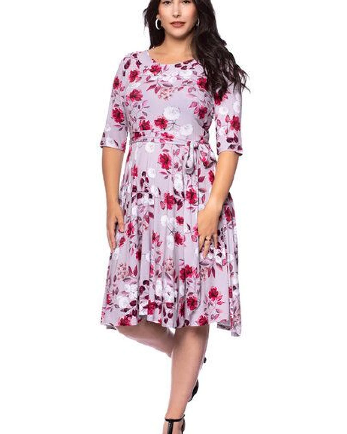 Milchshake AVA wendbares Wickelkleid aus Bambus-Viskose Jersey – Ansicht 3