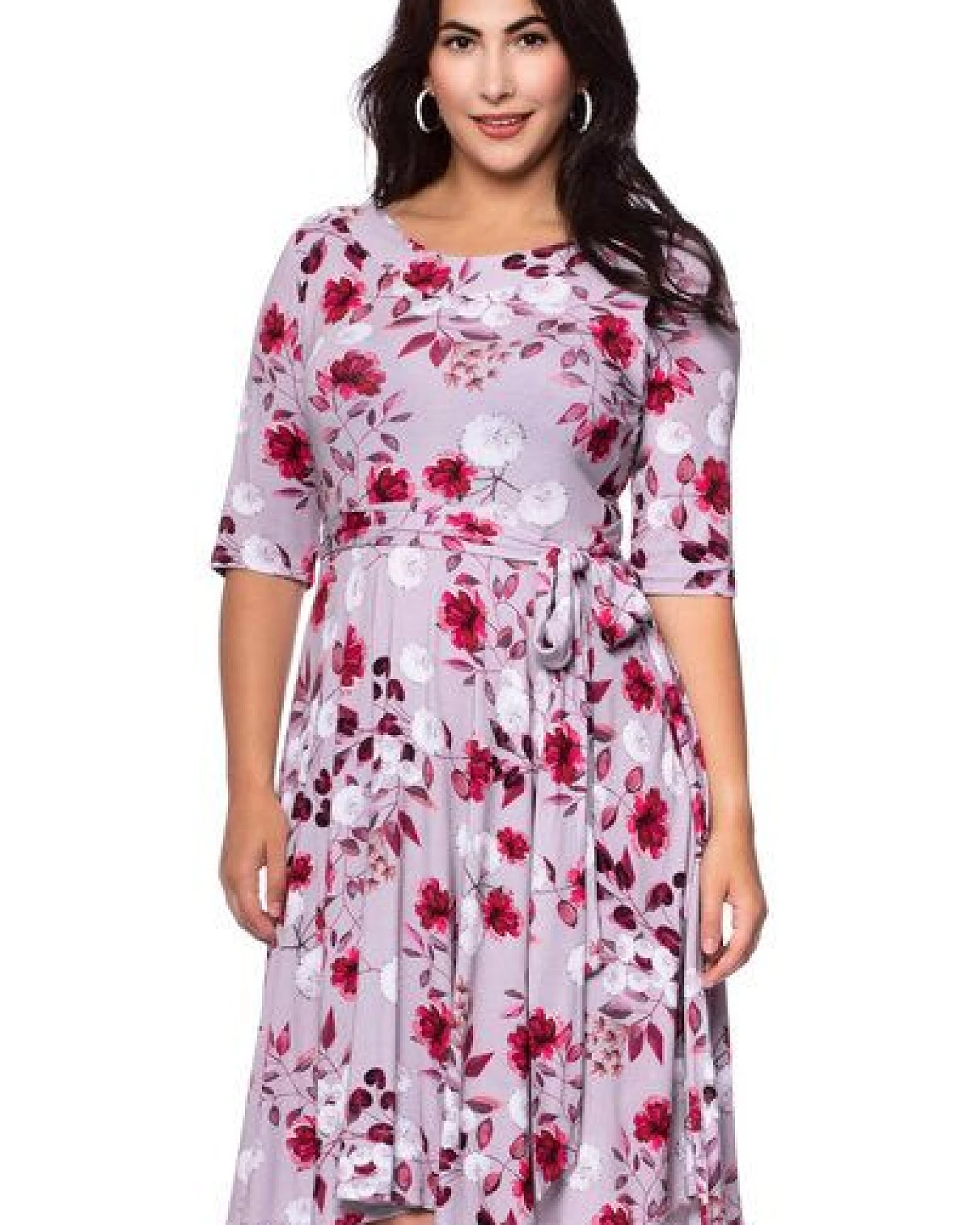 Milchshake AVA wendbares Wickelkleid aus Bambus-Viskose Jersey – Ansicht 2