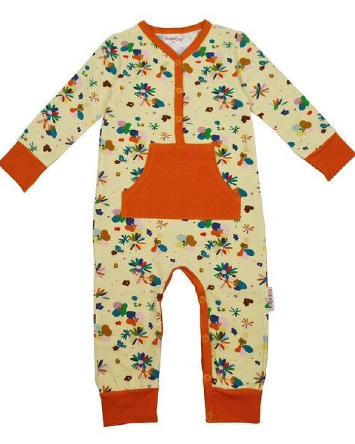 Baba Kidswear Strampler mit Blumenmotiv