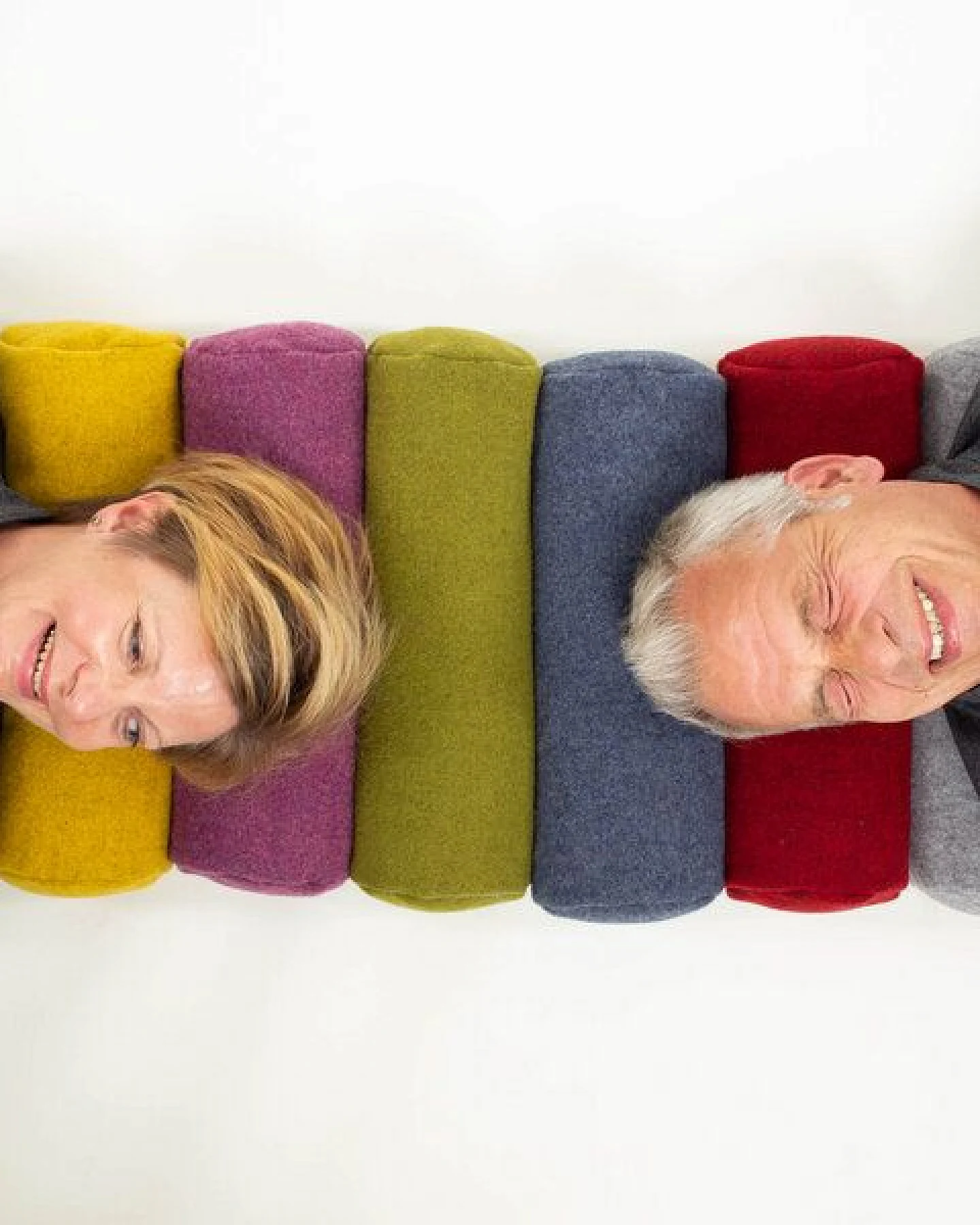 nahtur-design Nackenrolle aus Flauschloden mit Naturfüllung – Ansicht 4