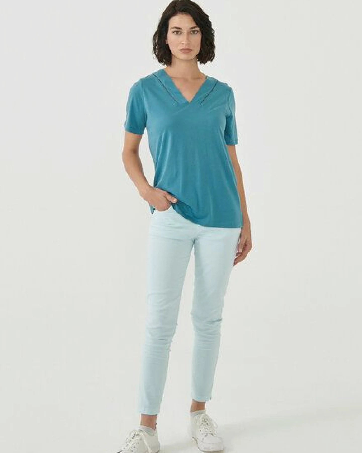 ORGANICATION T-Shirt aus TENCEL und Bio-Baumwolle – Ansicht 2