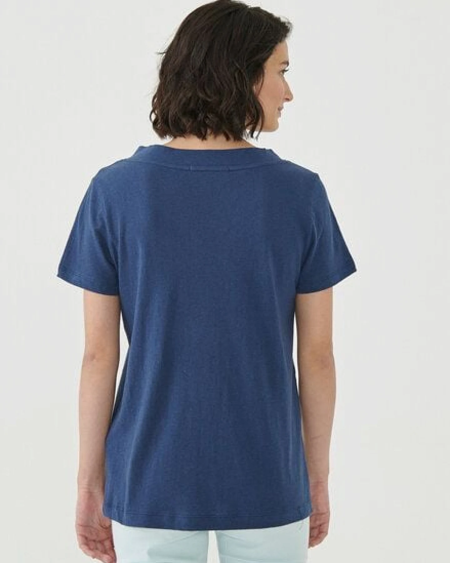 ORGANICATION T-Shirt aus Bio-Baumwolle und Leinen – Ansicht 4