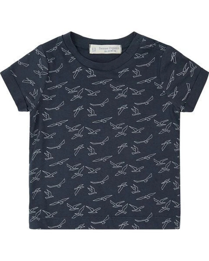 sense-organics Baby und Kleinkind T- shirt *Birds* GOTS & Fair Trade