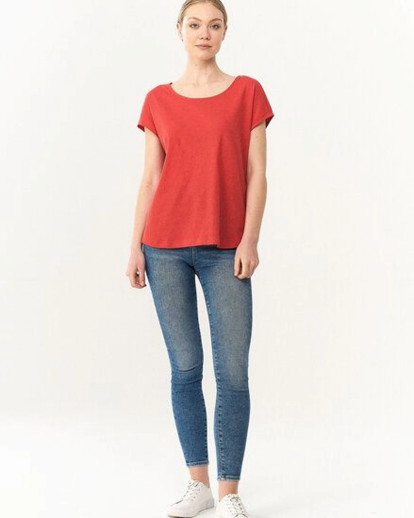 ORGANICATION T-Shirt aus Bio-Baumwolle und Leinen – Ansicht 2