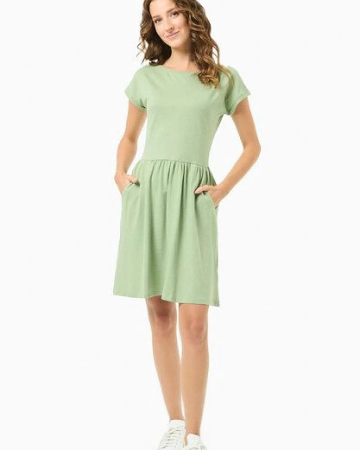 ORGANICATION Slub-Jersey-Kleid aus Bio-Baumwolle