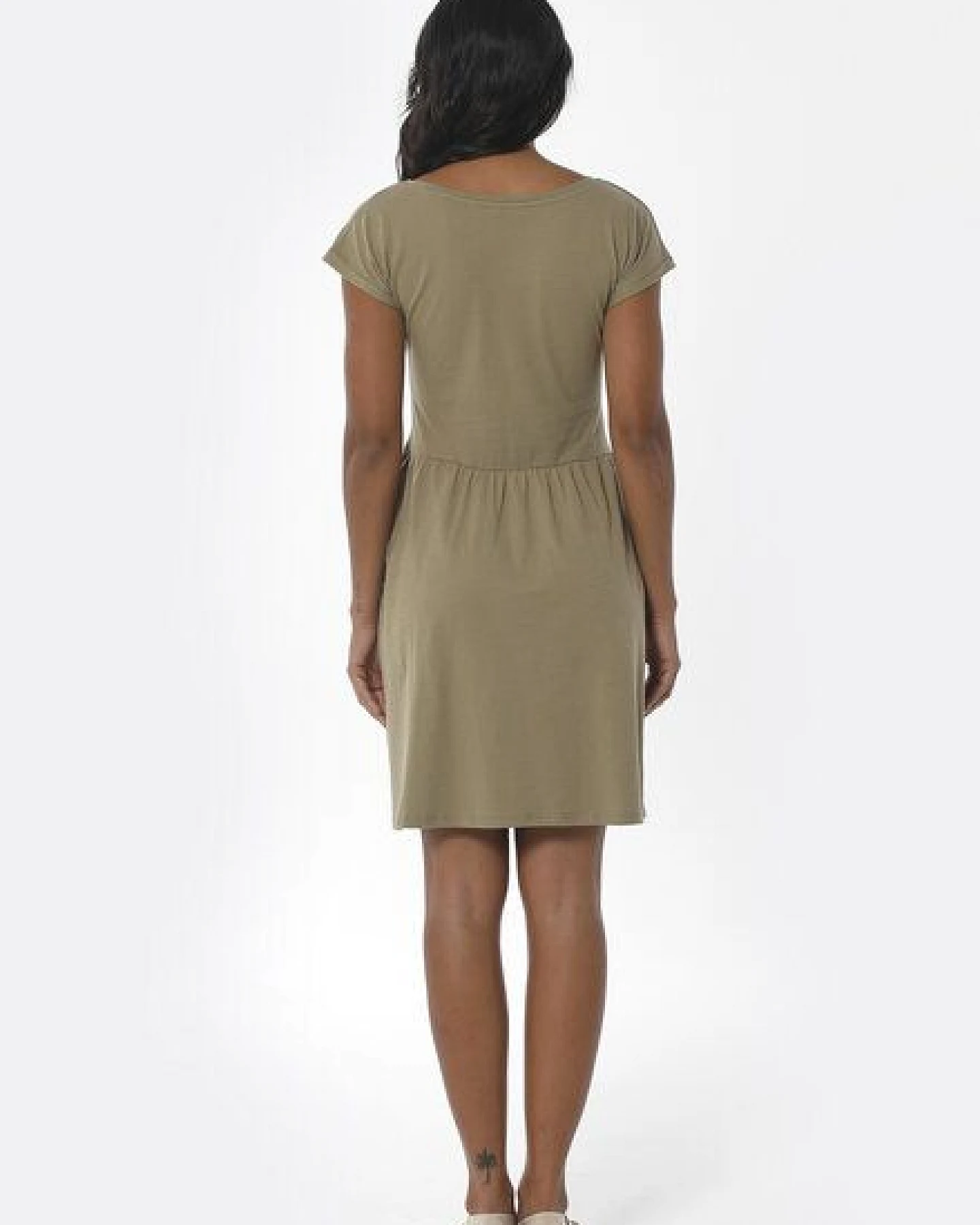 ORGANICATION Slub-Jersey-Kleid aus Bio-Baumwolle – Ansicht 3