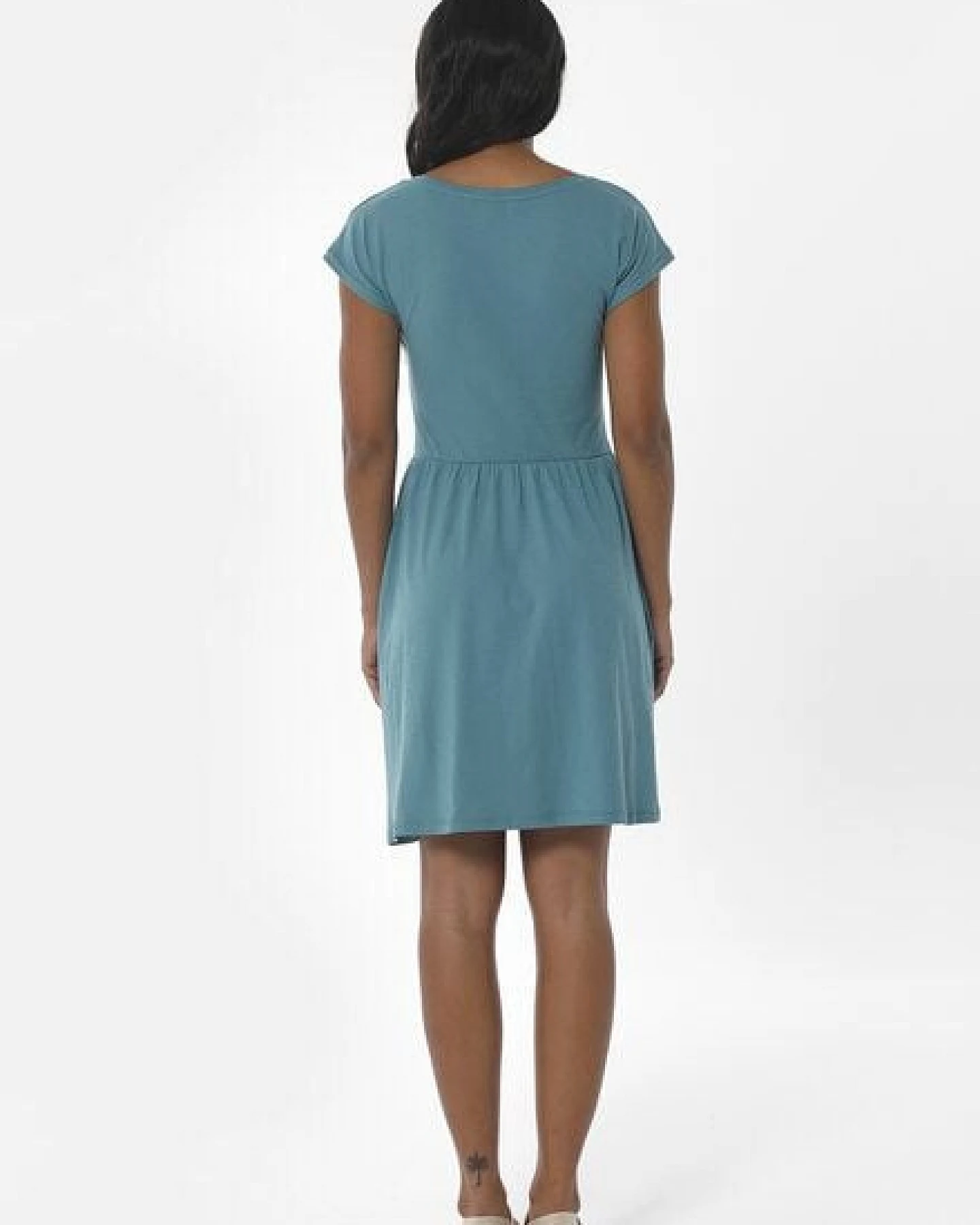 ORGANICATION Slub-Jersey-Kleid aus Bio-Baumwolle – Ansicht 3