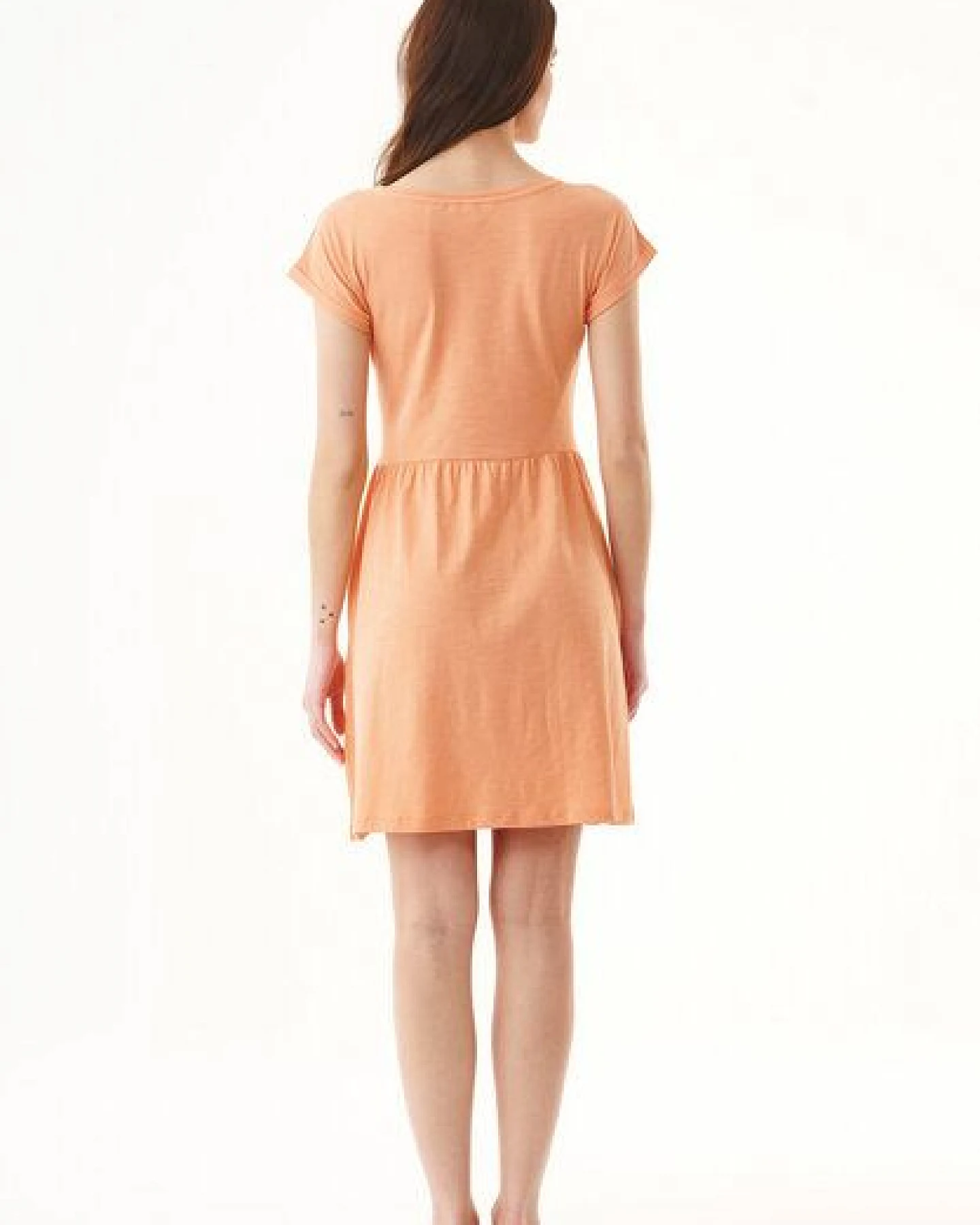ORGANICATION Slub-Jersey-Kleid aus Bio-Baumwolle – Ansicht 3