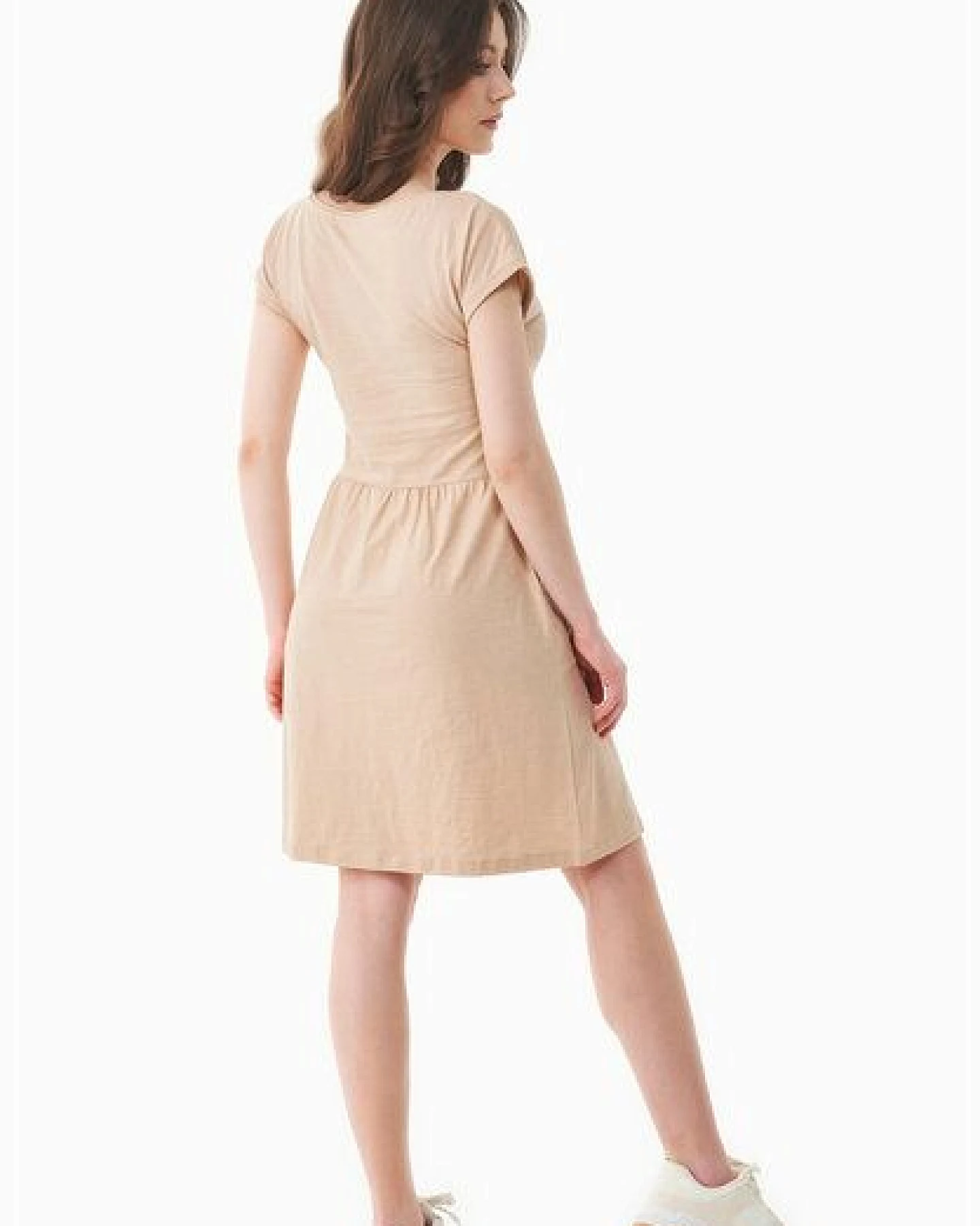 ORGANICATION Slub-Jersey-Kleid aus Bio-Baumwolle – Ansicht 4