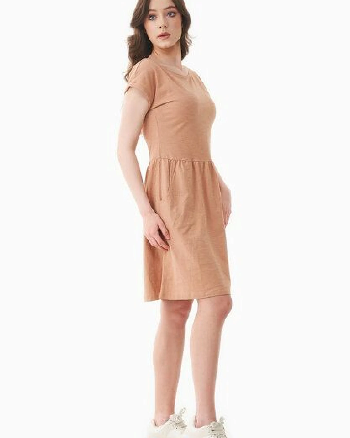 ORGANICATION Slub-Jersey-Kleid aus Bio-Baumwolle – Ansicht 2
