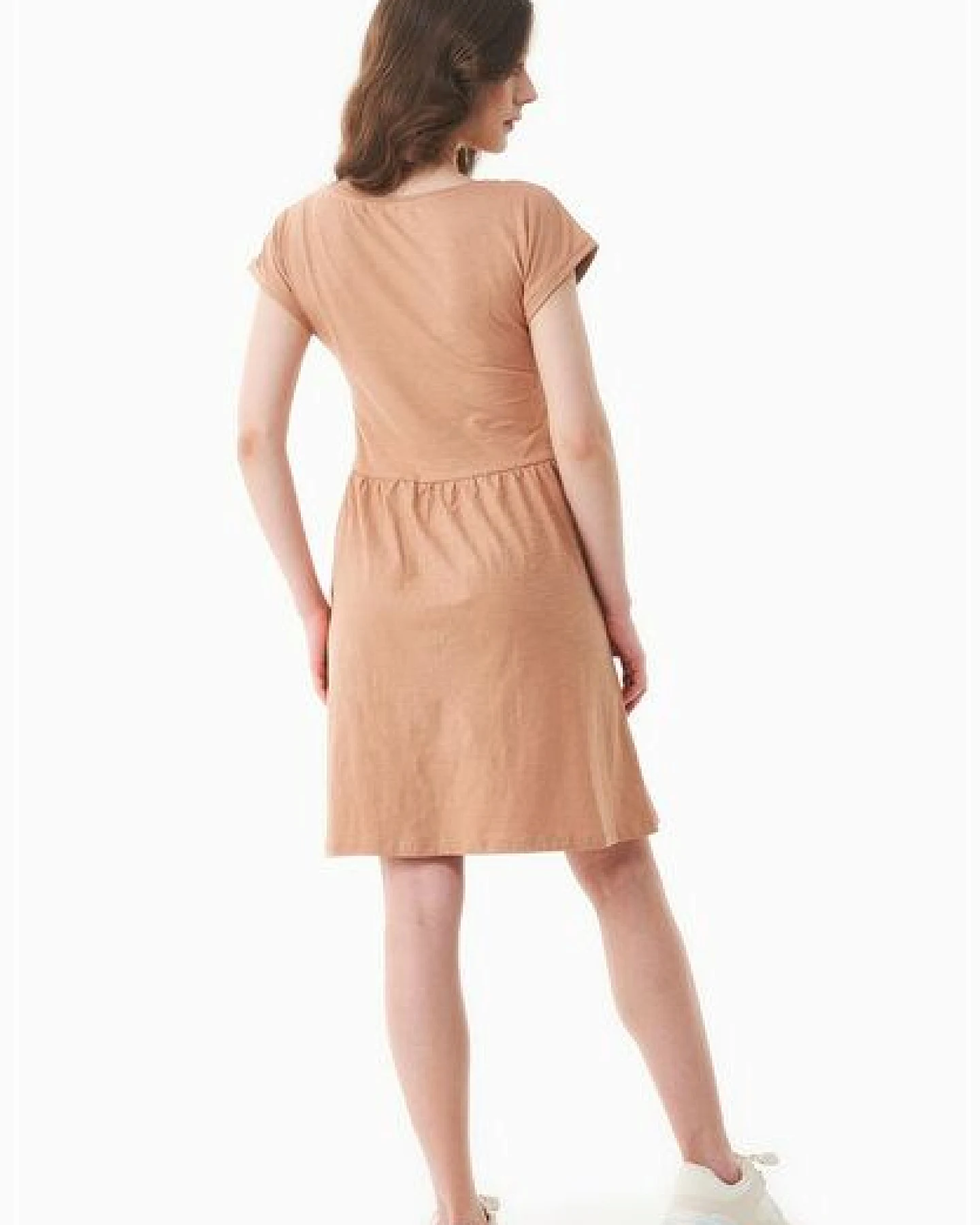 ORGANICATION Slub-Jersey-Kleid aus Bio-Baumwolle – Ansicht 4