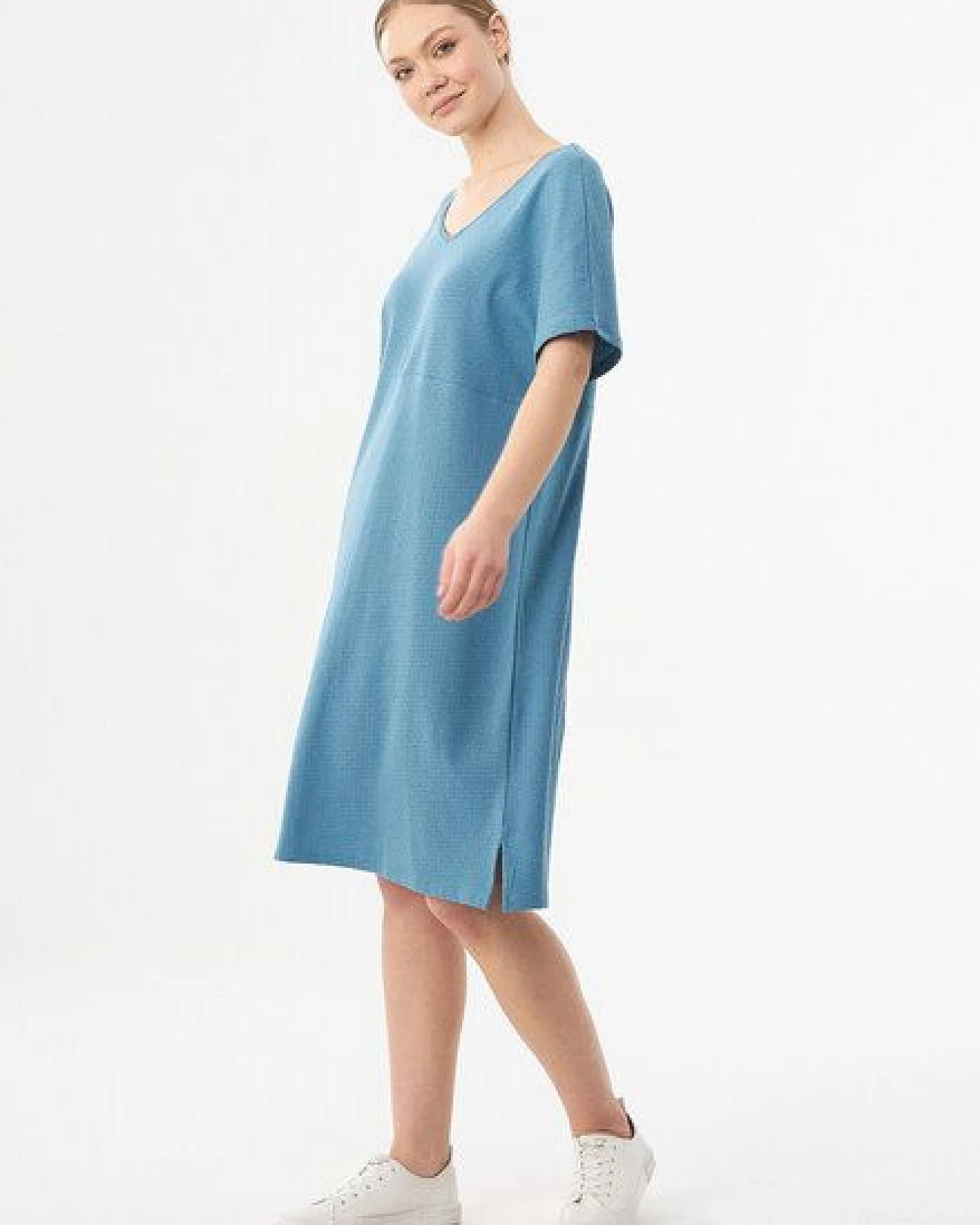 ORGANICATION Jerseykleid aus Bio-Baumwolle – Ansicht 2
