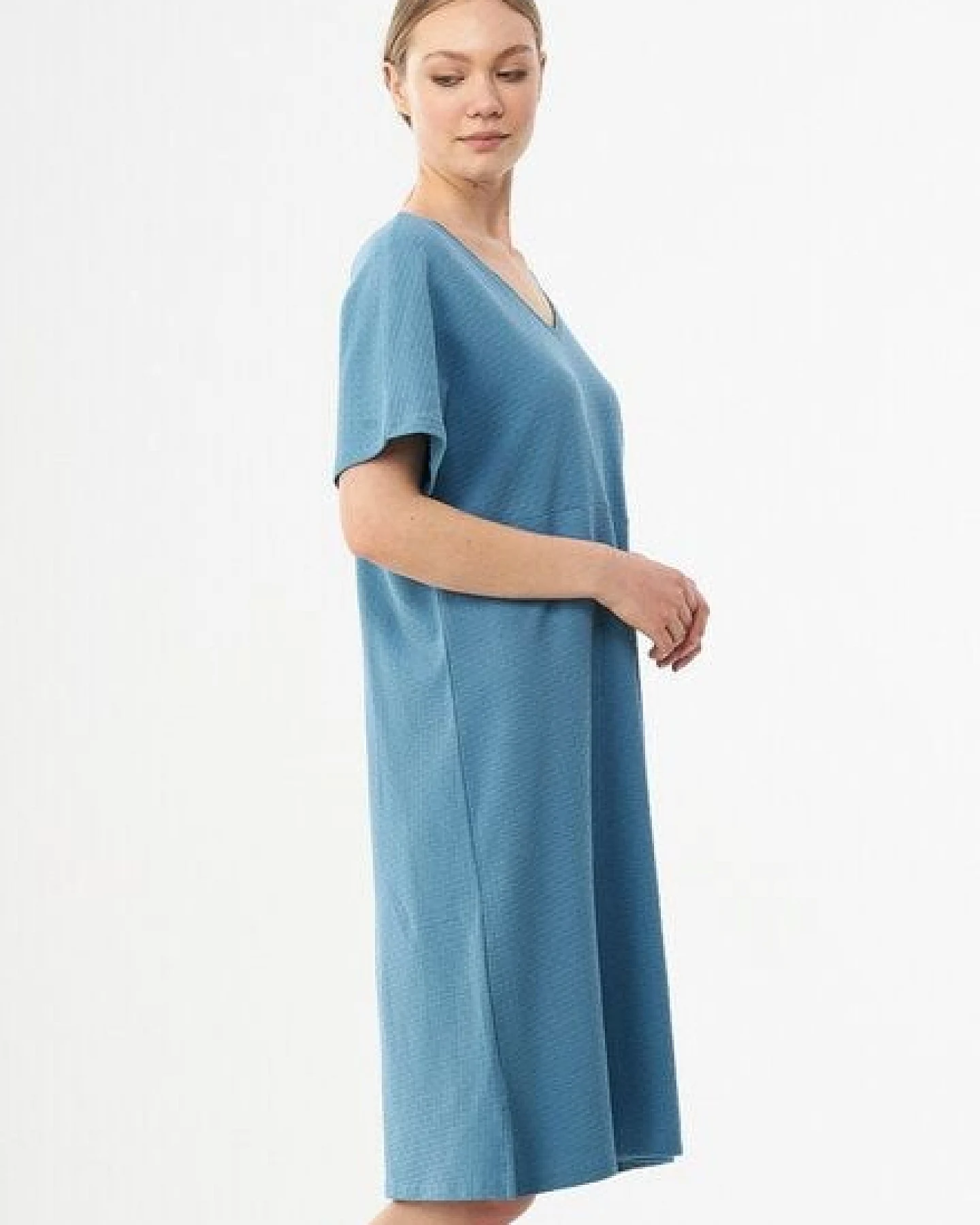 ORGANICATION Jerseykleid aus Bio-Baumwolle – Ansicht 4