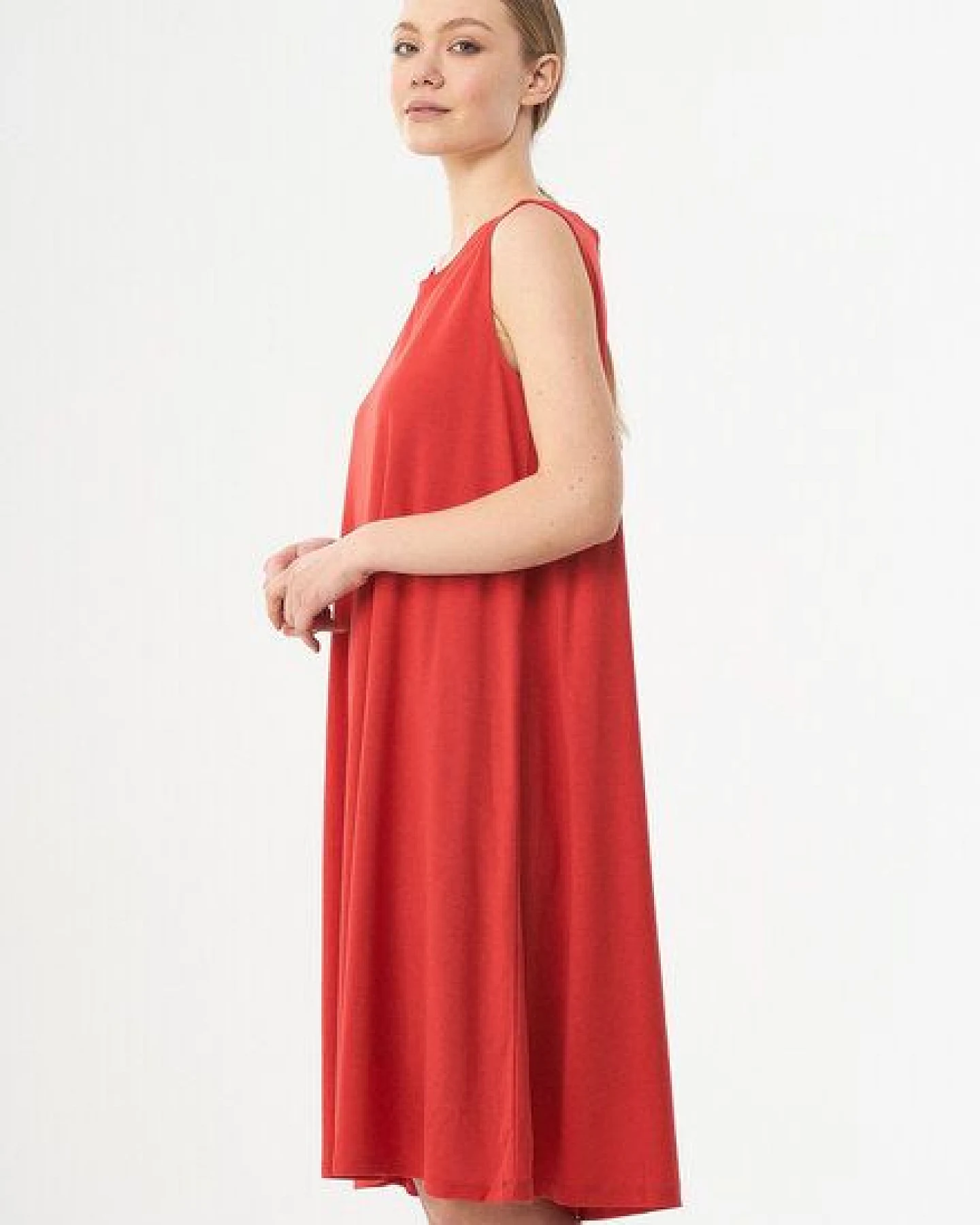 ORGANICATION Jerseykleid aus REPREVE® und LENZING ECOVERO – Ansicht 3