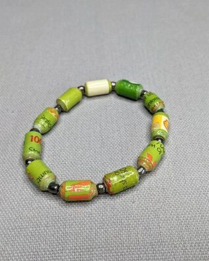 PEARLS OF AFRICA Armband aus Papierperlen "KRIBI" recycelt