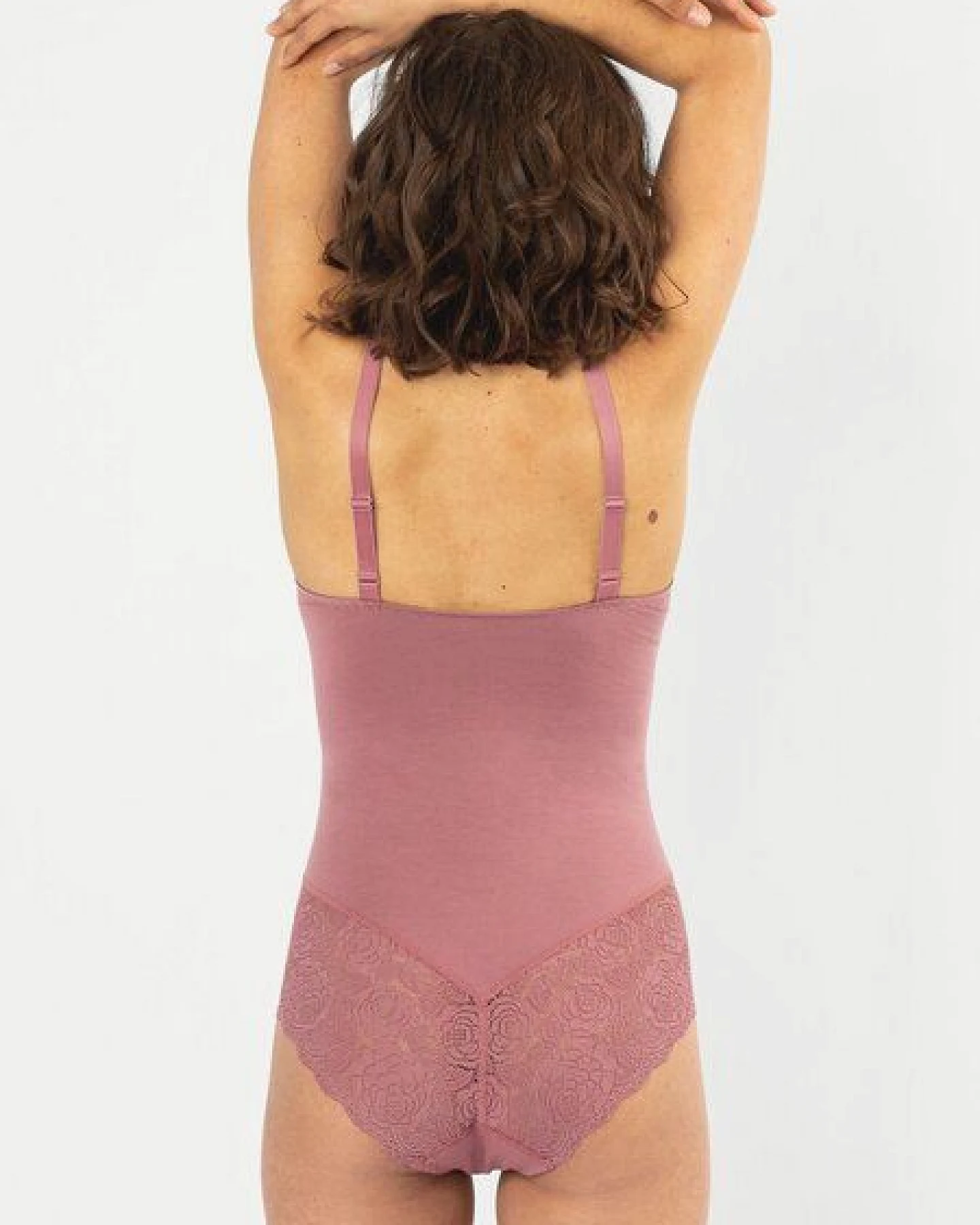 erlich textil Eleonora Body mit Spitze aus Bio-Baumwolle, made in Europe – Ansicht 2