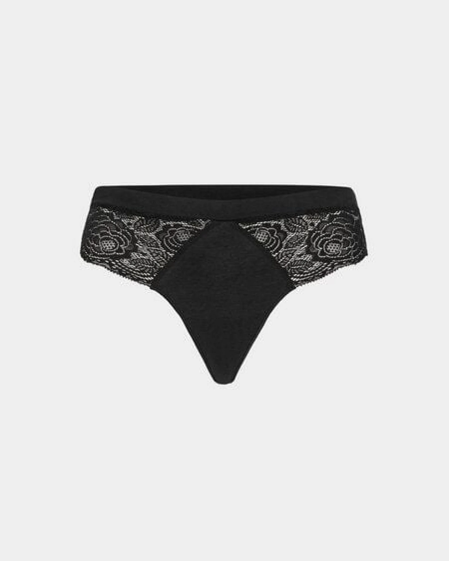 erlich textil Gertrud String mit Spitze aus Bio-Baumwolle, made in Europe – Ansicht 4