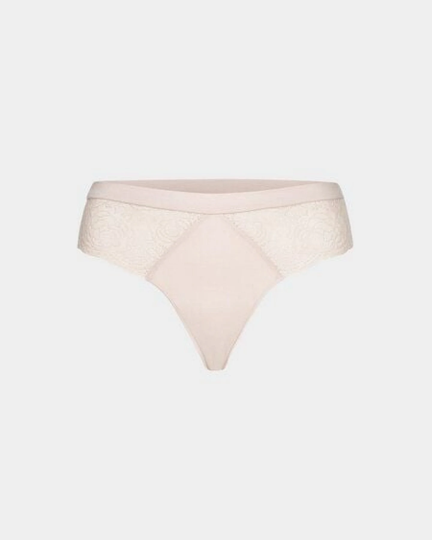 erlich textil Gertrud String mit Spitze aus Bio-Baumwolle, made in Europe – Ansicht 4