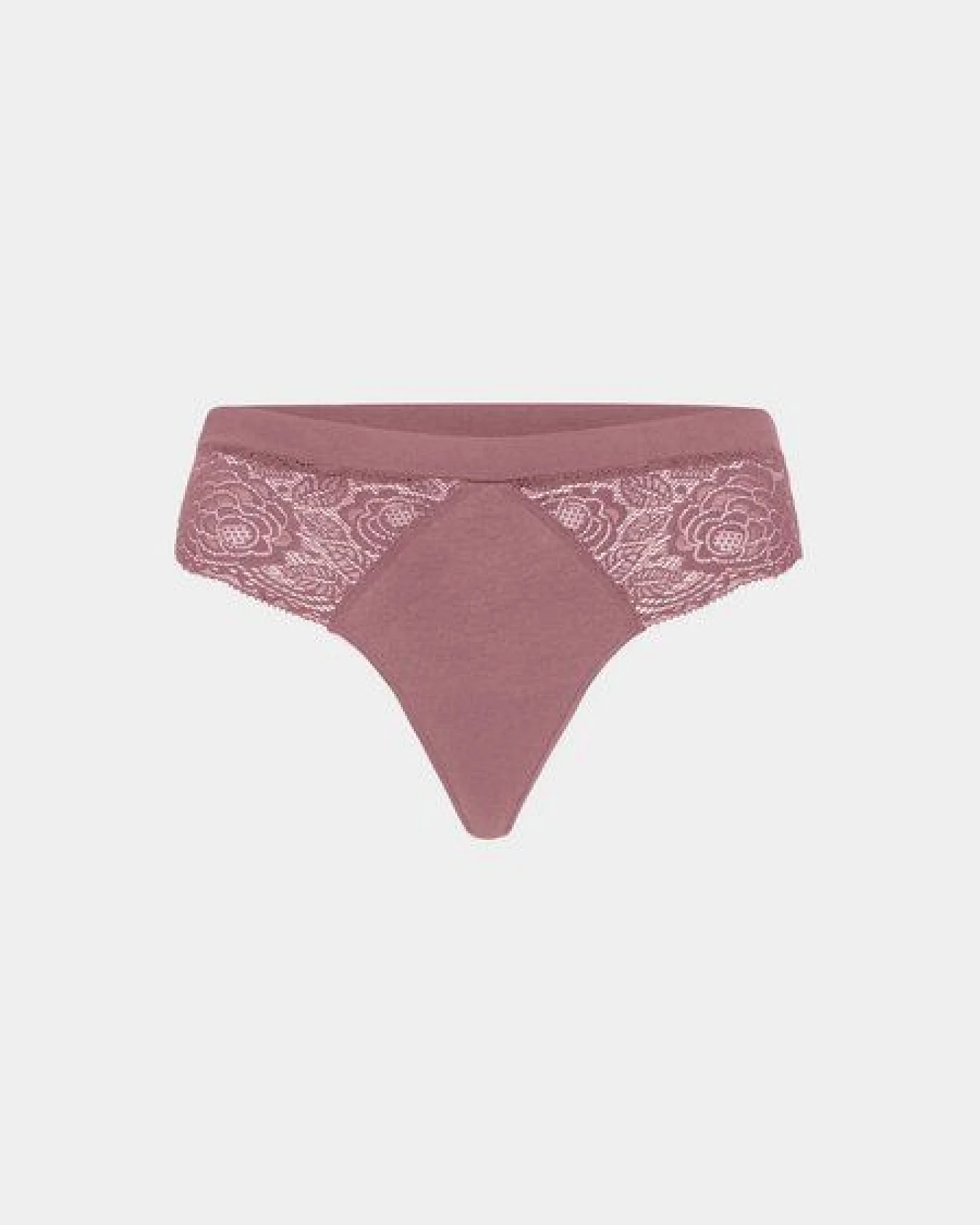 erlich textil Gertrud String mit Spitze und Baumwolle, made in Europe – Ansicht 2