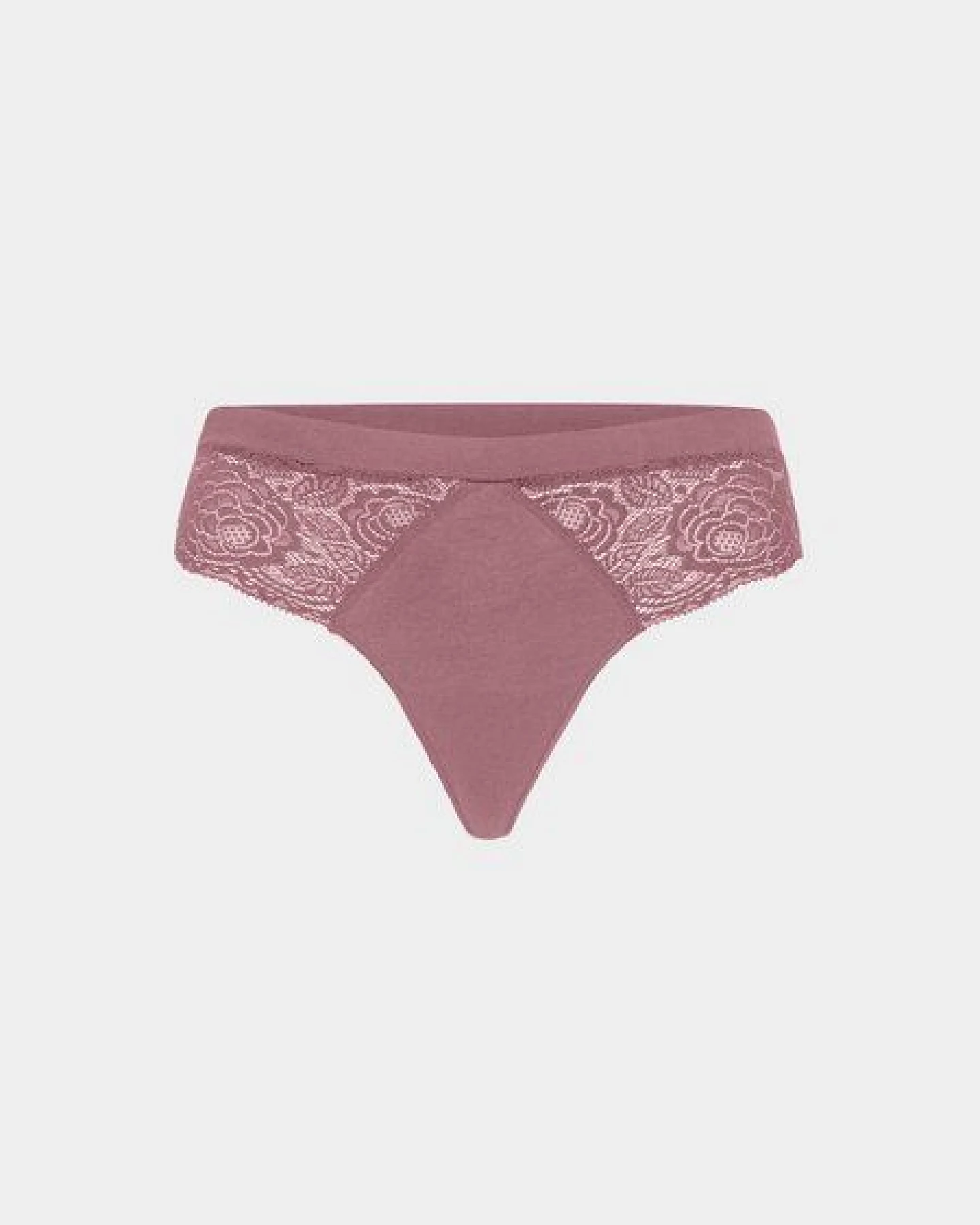erlich textil Gertrud String mit Spitze aus Bio-Baumwolle, made in Europe – Ansicht 4