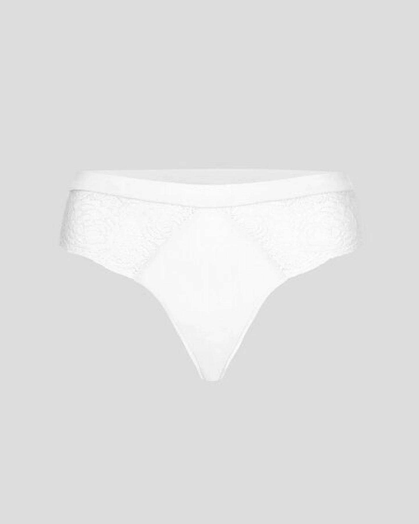 erlich textil Gertrud String mit Spitze und Baumwolle, made in Europe – Ansicht 3
