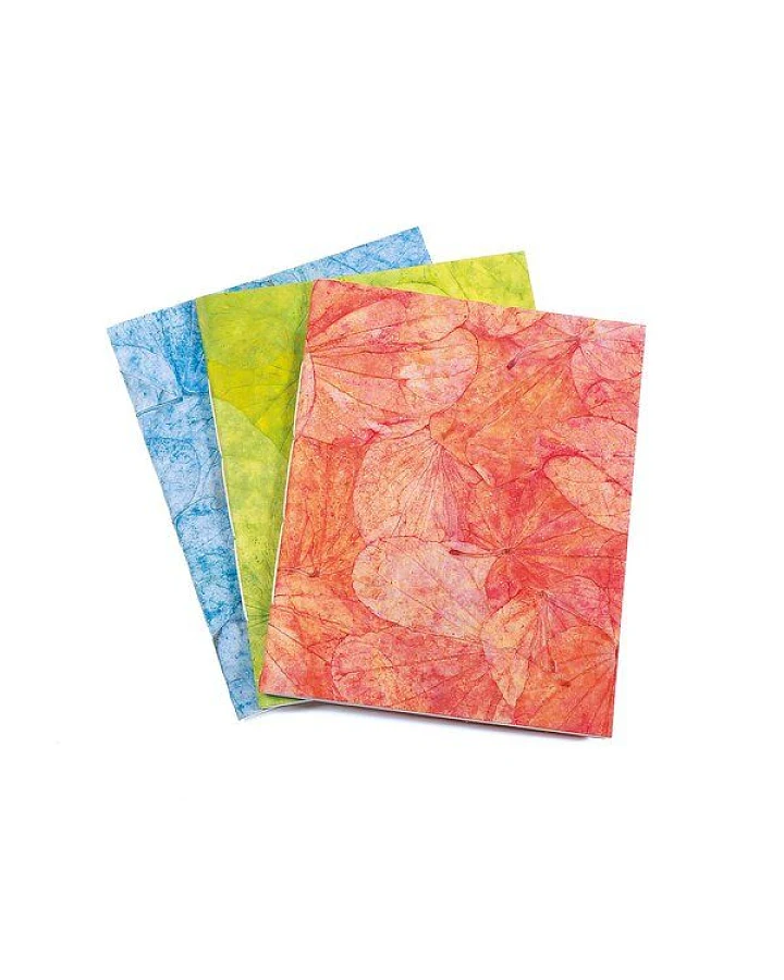 Sundara Notizbuch "Lotus Pond" aus handgeschöpftem Recycling Baumwoll-Papier
