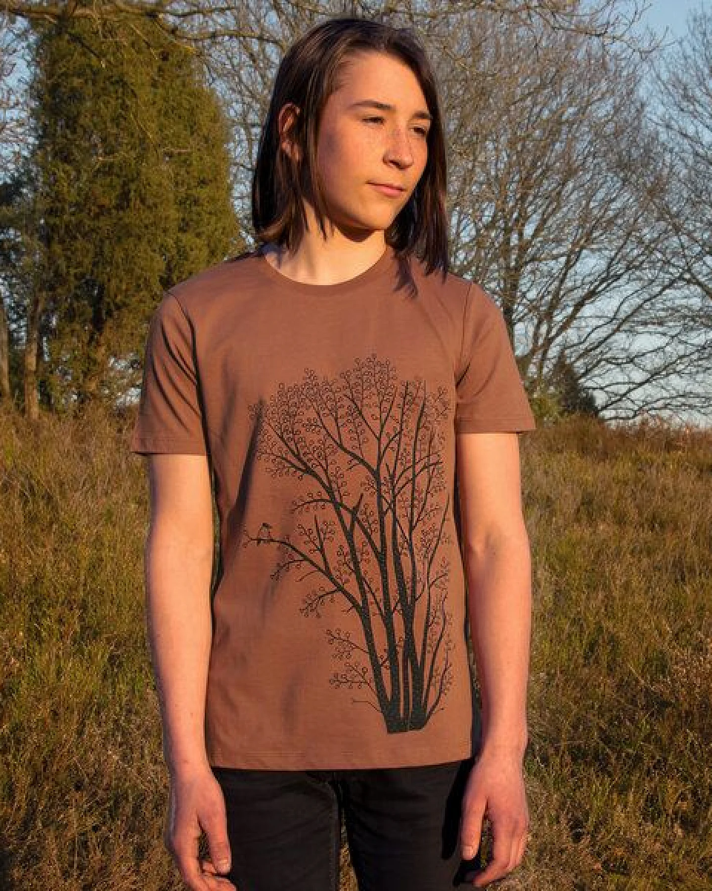 Cmig Kinder T-shirt Erle mit Elster – Ansicht 3