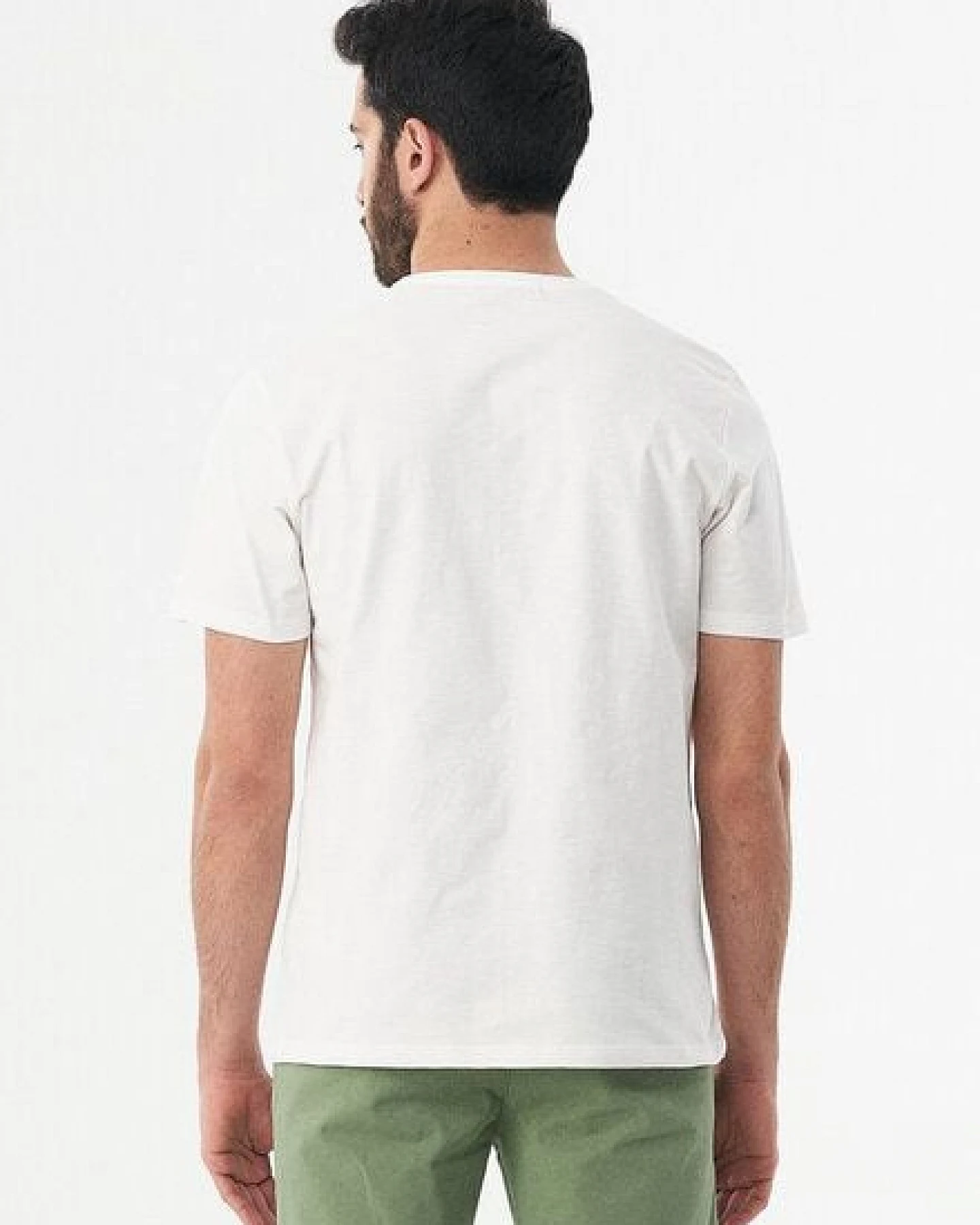 ORGANICATION T-Shirt aus Bio-Baumwolle mit Fahrrad-Print – Ansicht 4