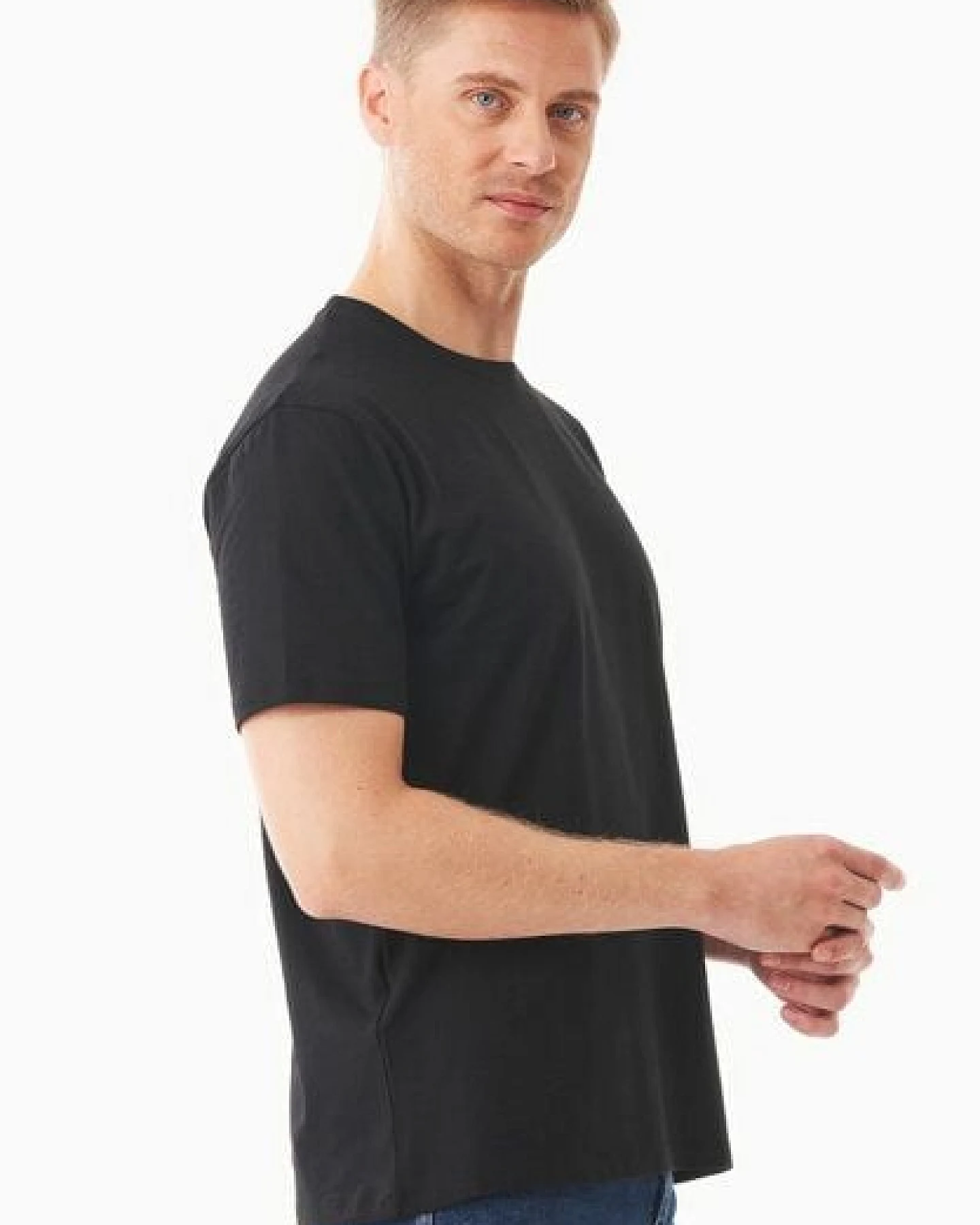 ORGANICATION Basic T-Shirt aus Bio-Baumwolle – Ansicht 3