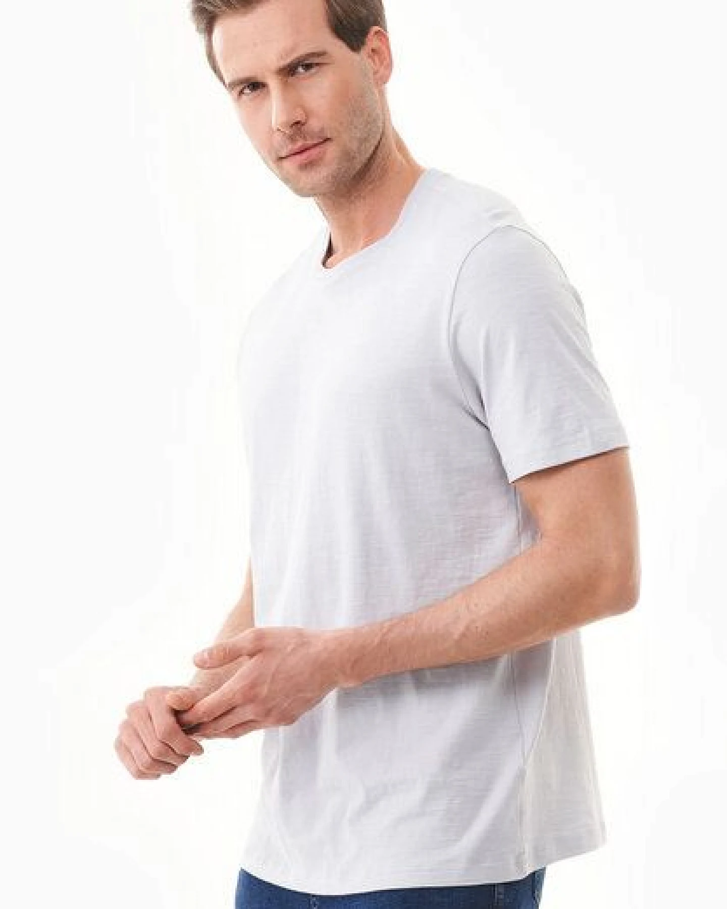 ORGANICATION Basic T-Shirt aus Bio-Baumwolle – Ansicht 3