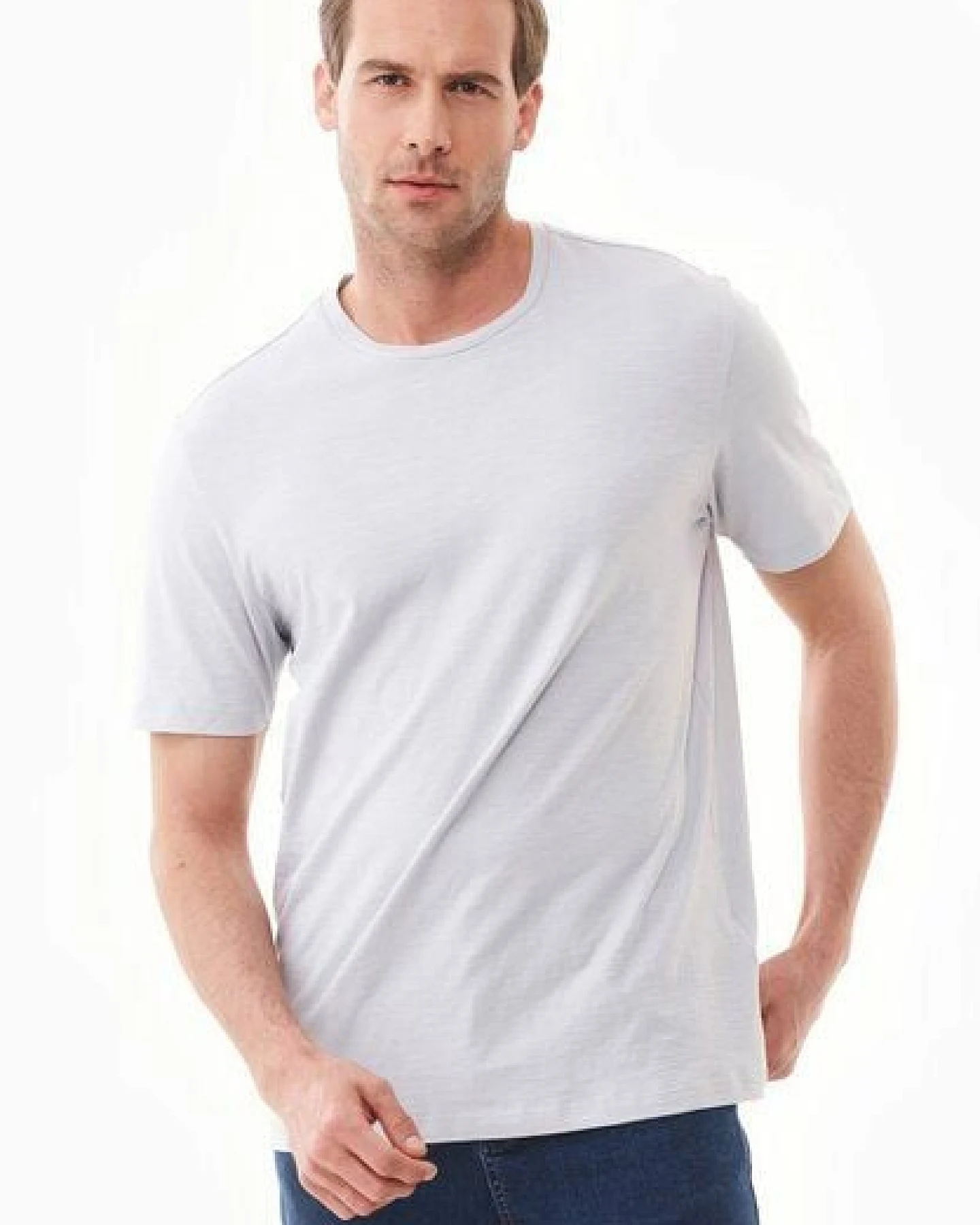 ORGANICATION Basic T-Shirt aus Bio-Baumwolle – Ansicht 4