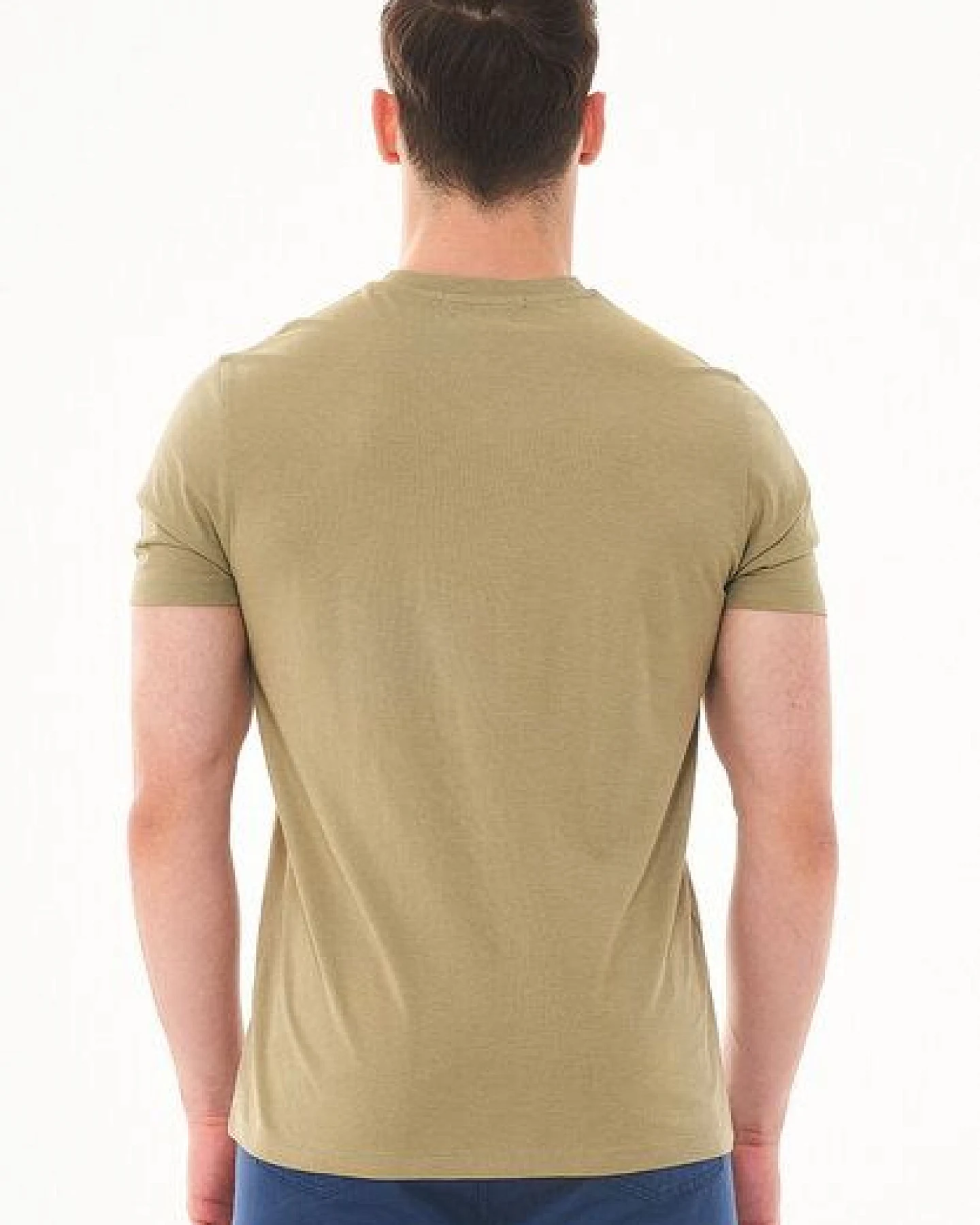 ORGANICATION Basic T-Shirt aus Bio-Baumwolle mit V-Ausschnitt – Ansicht 4