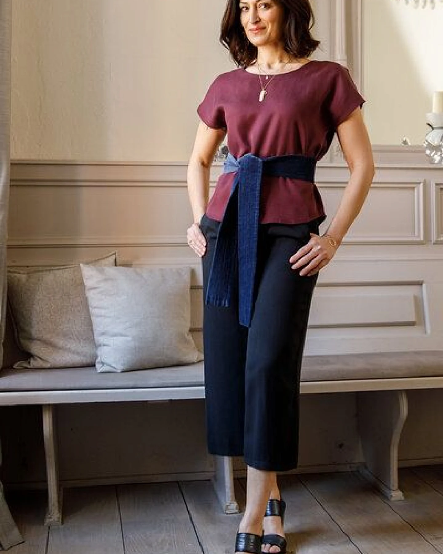 l'amour est bleu Culottes Modell Michelle aus Tencel – Ansicht 2