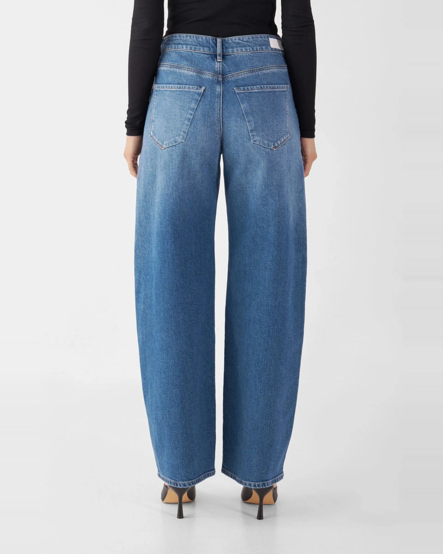Jeans Ash Barrel Medium Blue – Ansicht 3