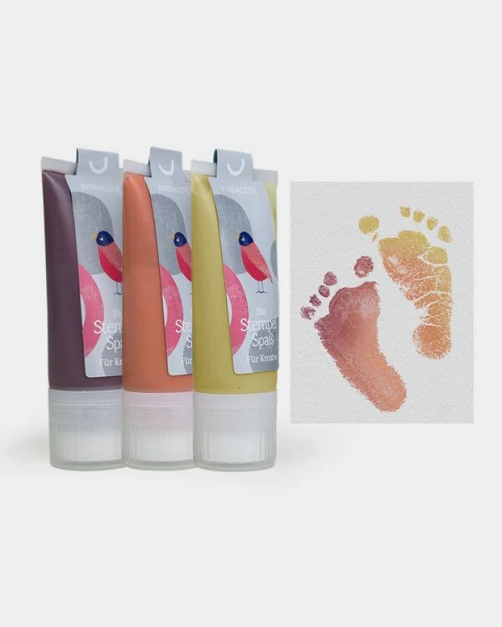 KINDACUTE 3CHEERS - 3x 50ml Bio Stempelspaß für Babys & Kids