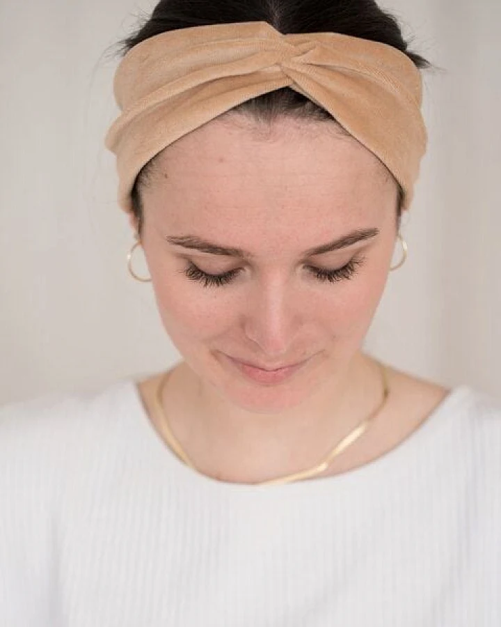 obumi Haarband Bow aus Bio Samt