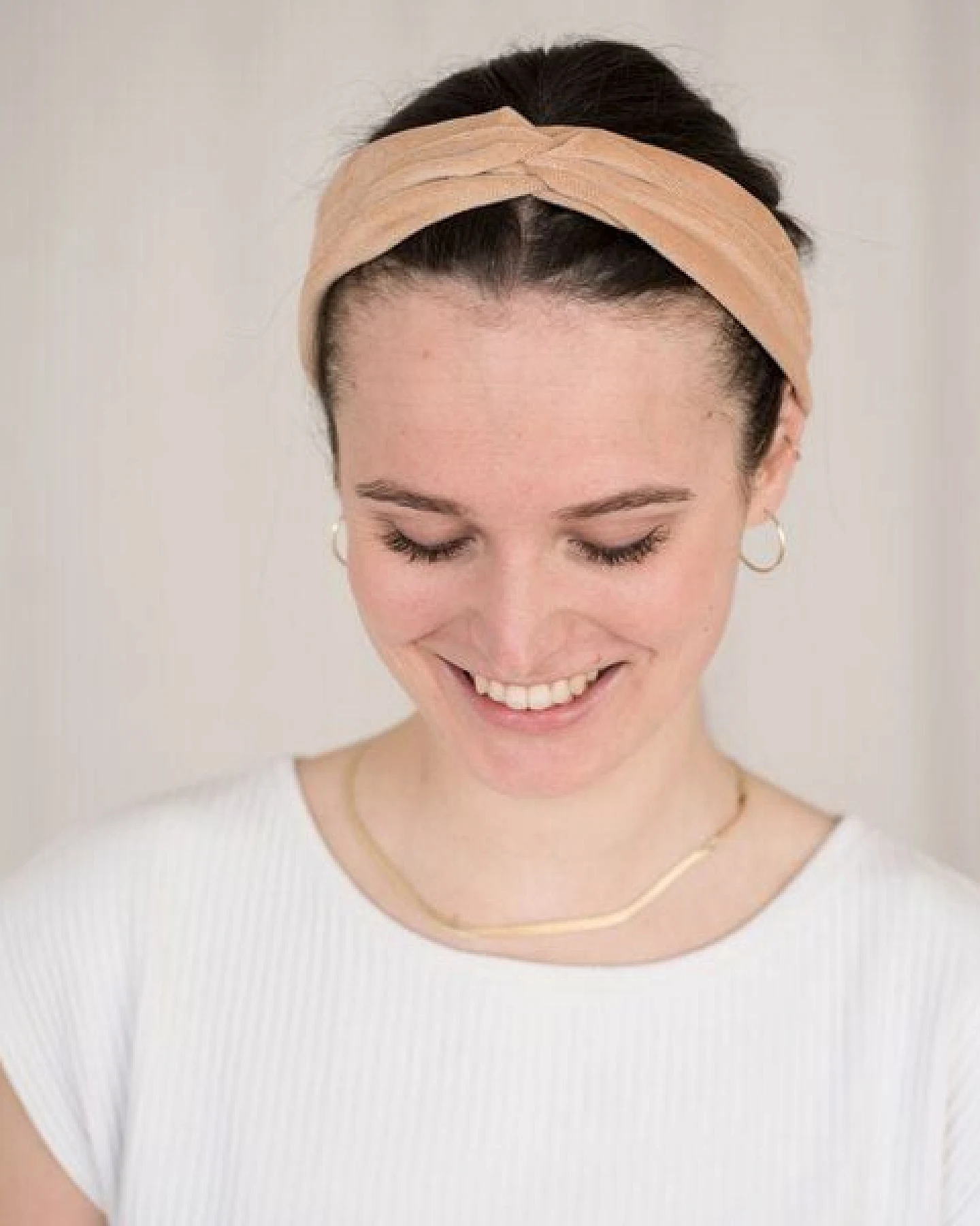 obumi Haarband Bow aus Bio Samt – Ansicht 4