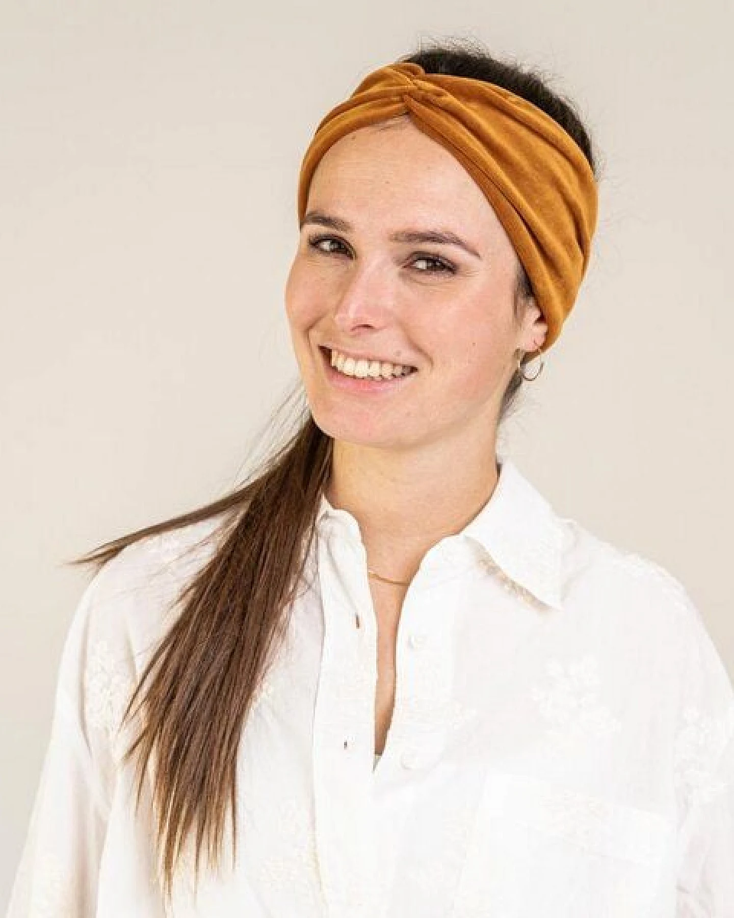 obumi Haarband Bow aus Bio Samt – Ansicht 2