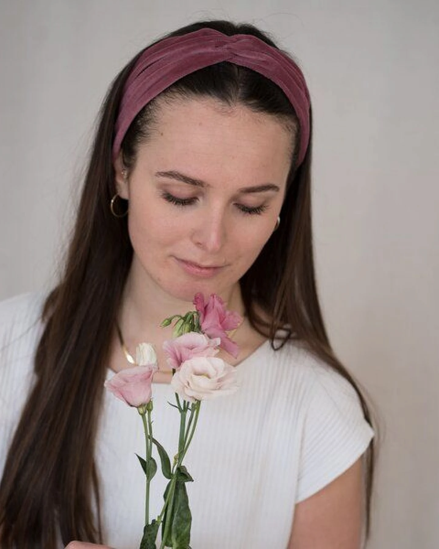 obumi Haarband Bow aus Bio Samt – Ansicht 2