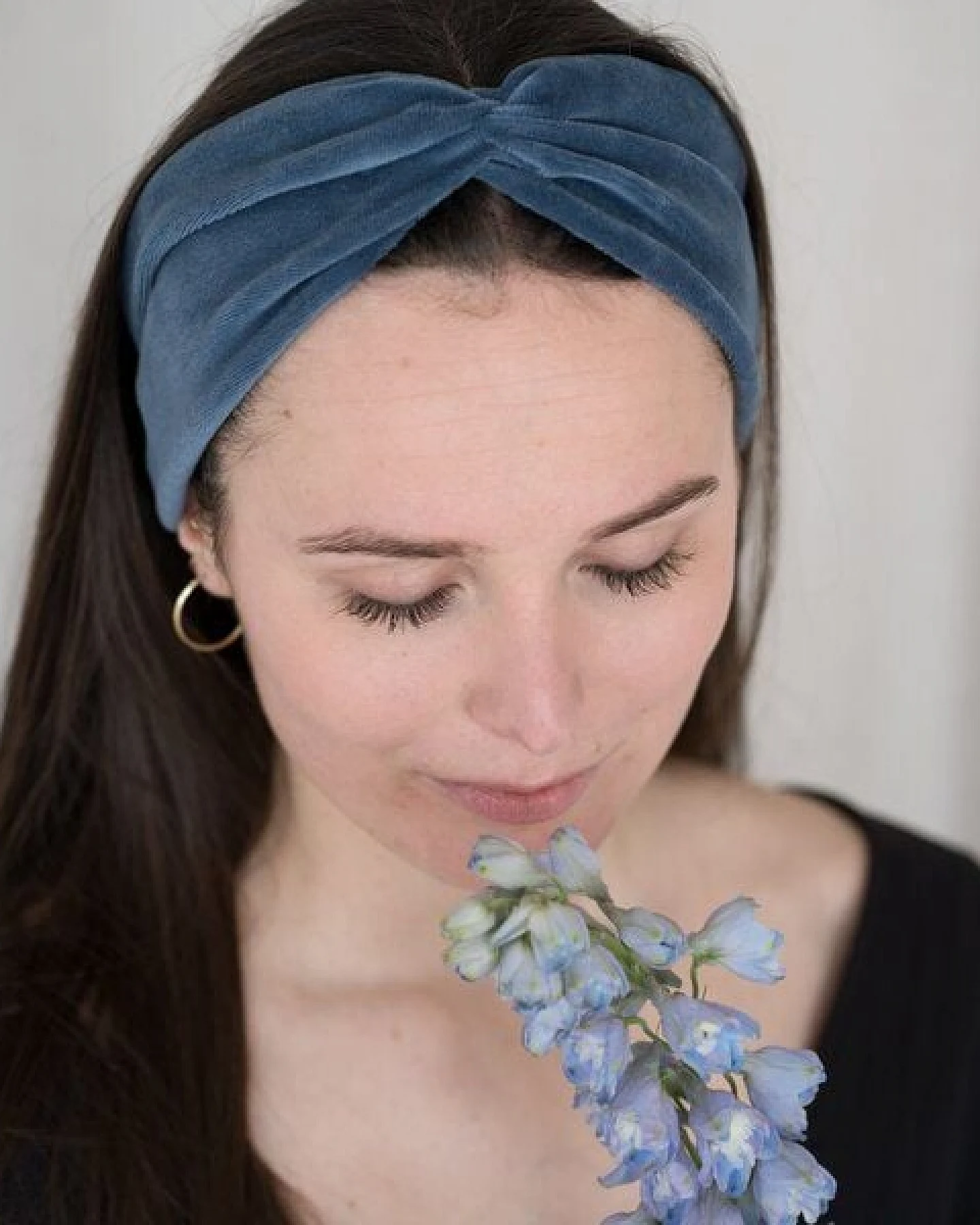 obumi Haarband Bow aus Bio Samt – Ansicht 3