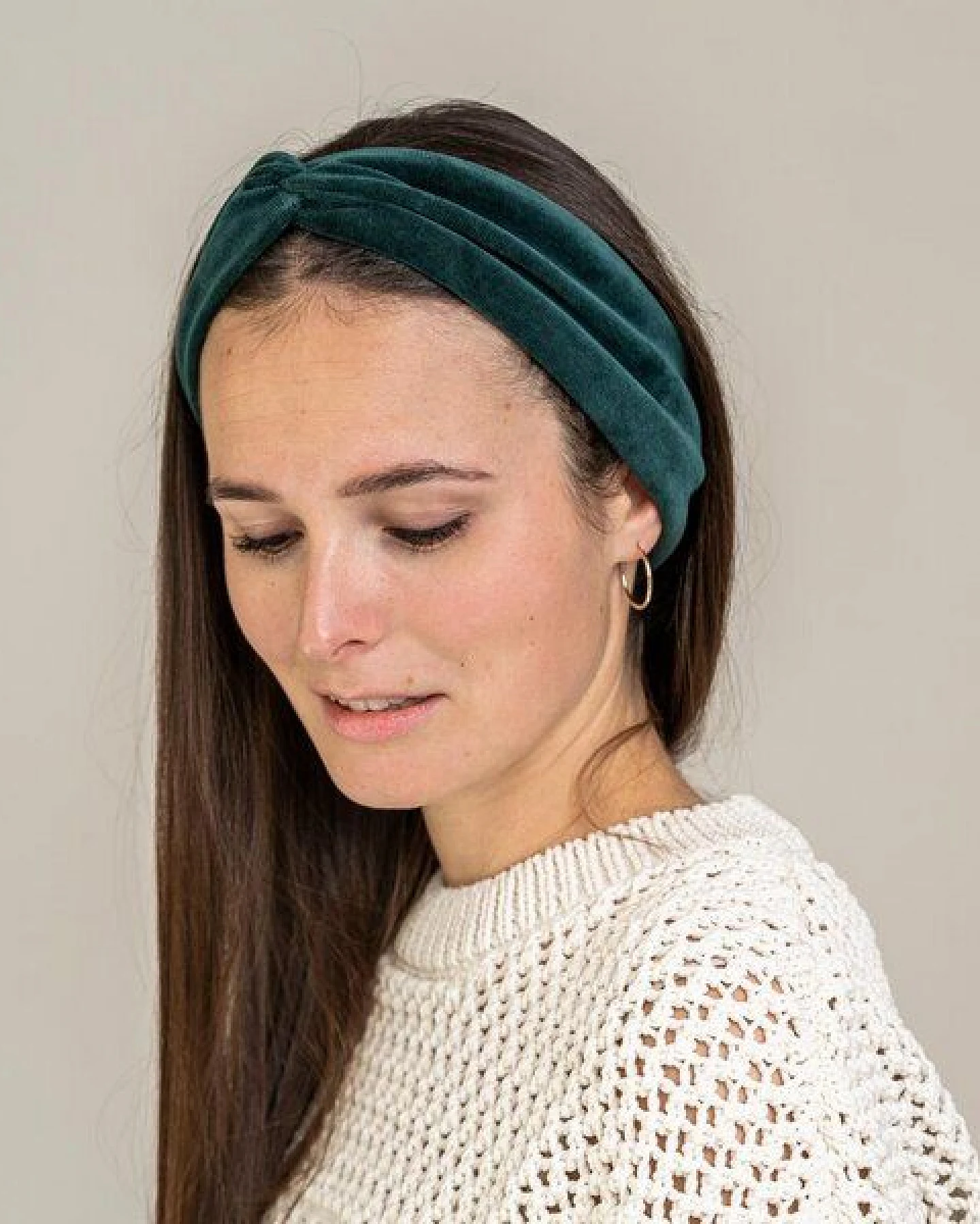 obumi Haarband Bow aus Bio Samt – Ansicht 2