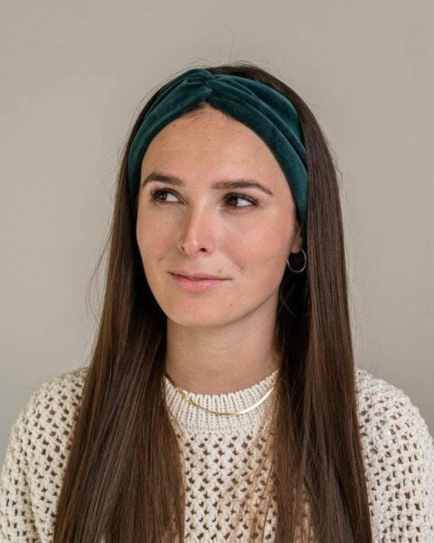 obumi Haarband Bow aus Bio Samt – Ansicht 3