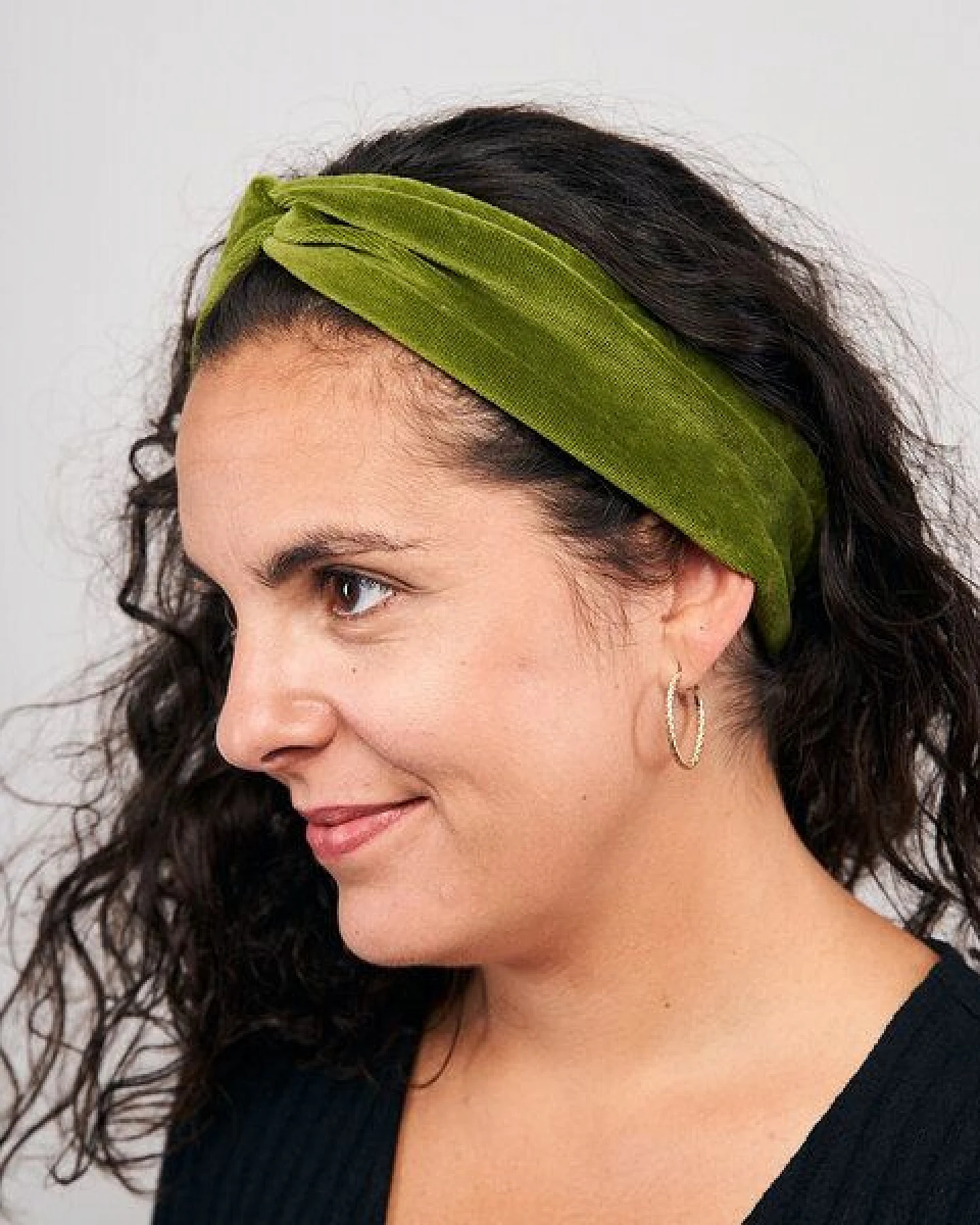 obumi Haarband Bow aus Bio Samt – Ansicht 3