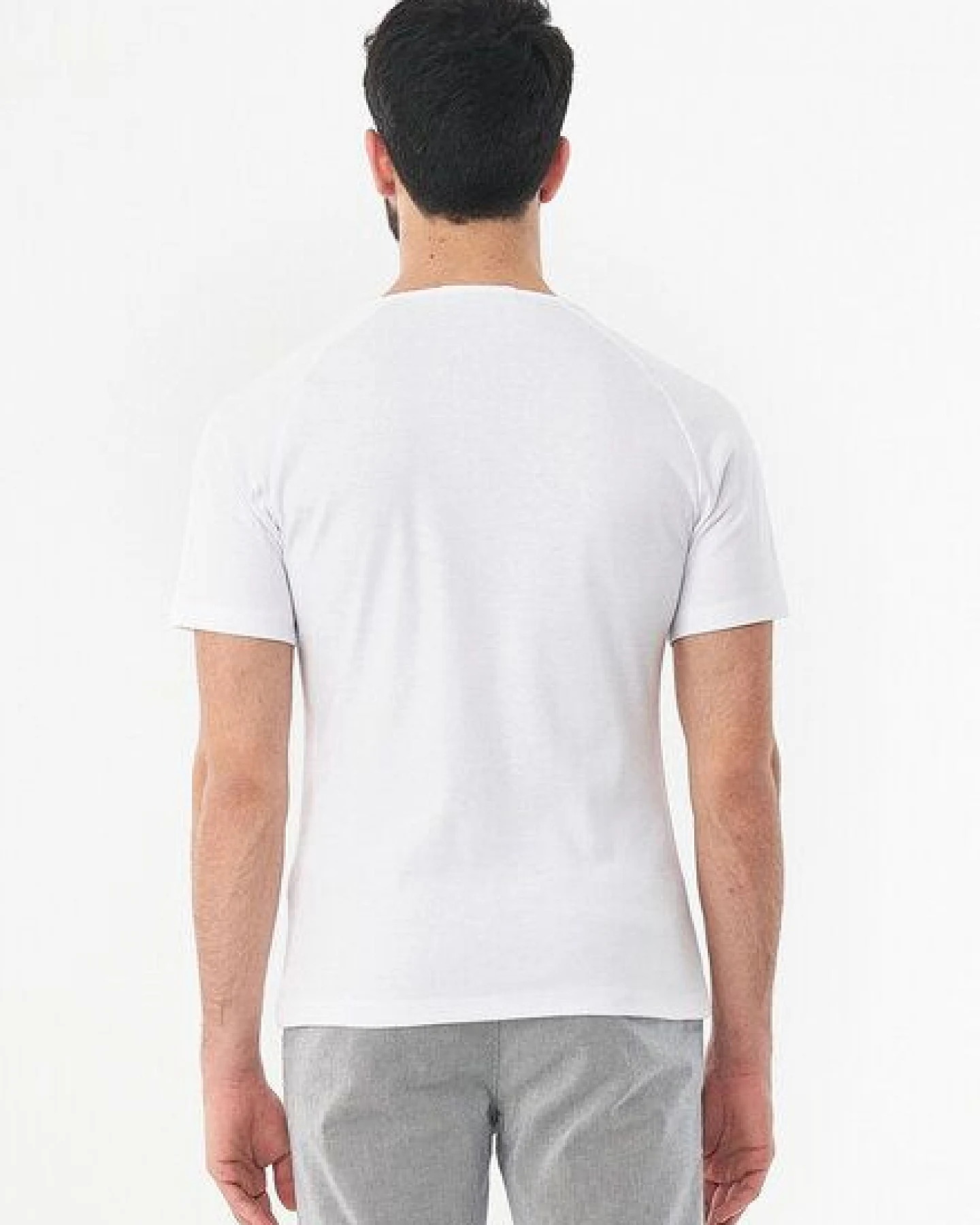 ORGANICATION Henley-Shirt aus Bio-Baumwolle mit Raglanärmeln – Ansicht 4