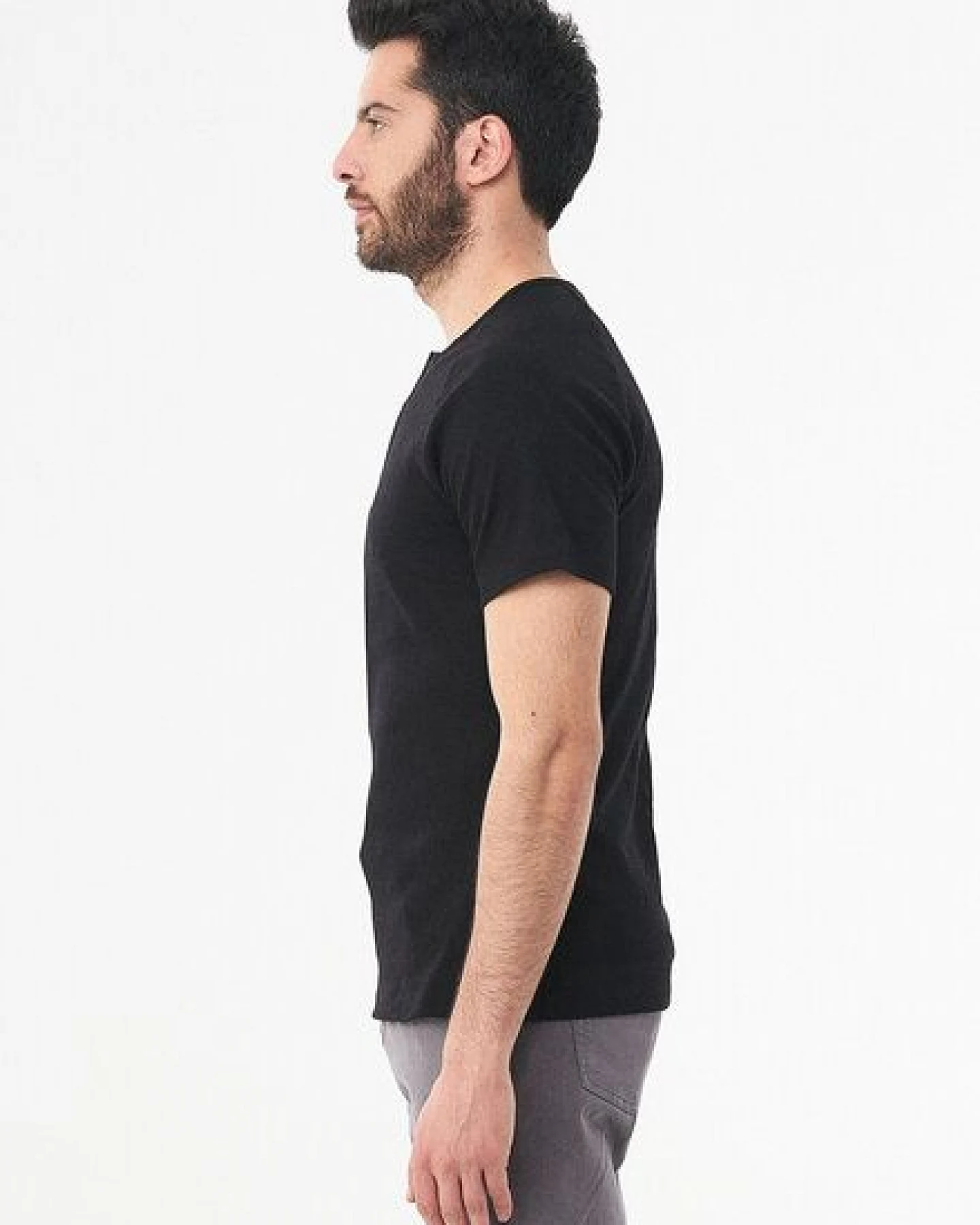 ORGANICATION Henley-Shirt aus Bio-Baumwolle mit Raglanärmeln – Ansicht 3