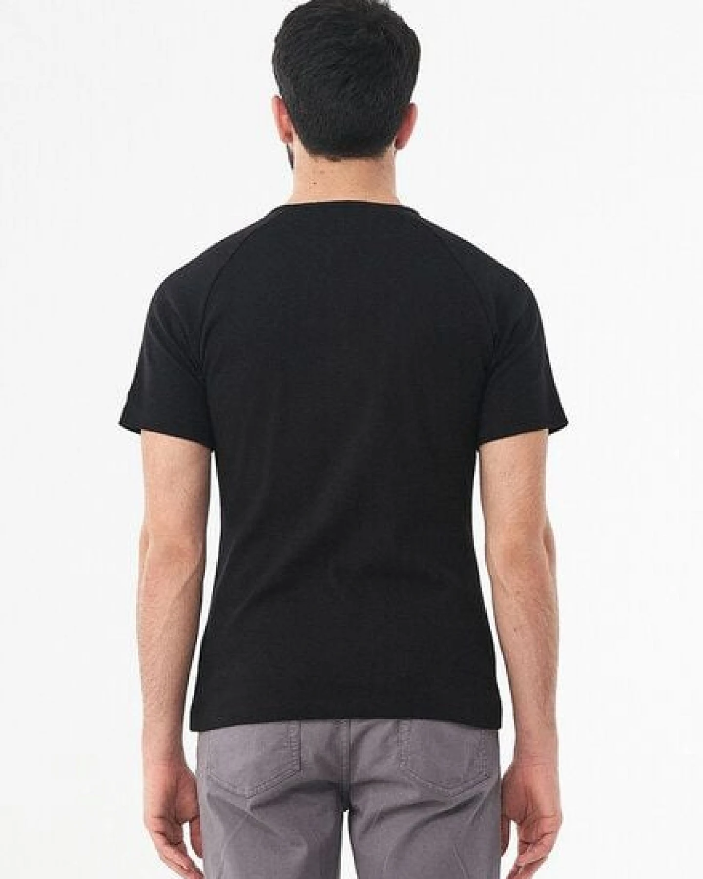 ORGANICATION Henley-Shirt aus Bio-Baumwolle mit Raglanärmeln – Ansicht 4